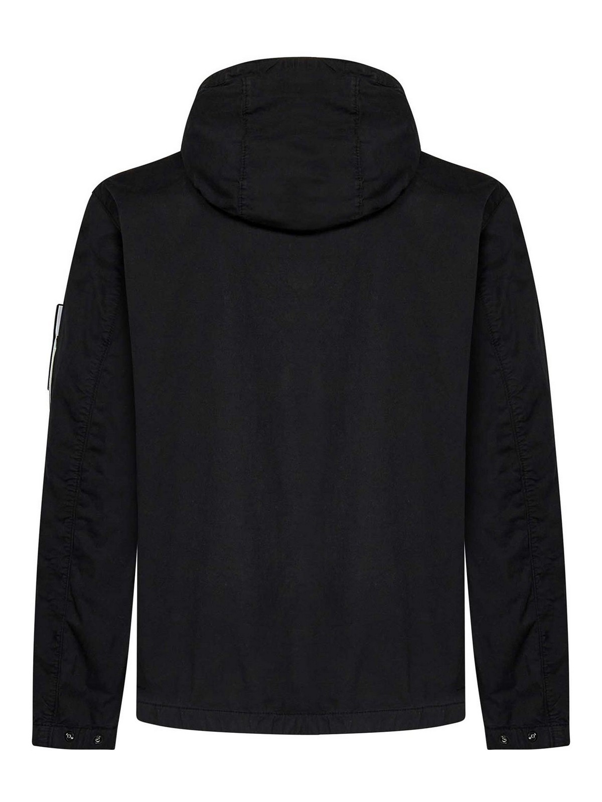 Black Jacket In Stretch Supima Cotton Twill K1S154100091S0010V0029 (STONE ISLAND / カジュアルジャケット ) | STONE ISLAND (ストーンアイランド)(1)