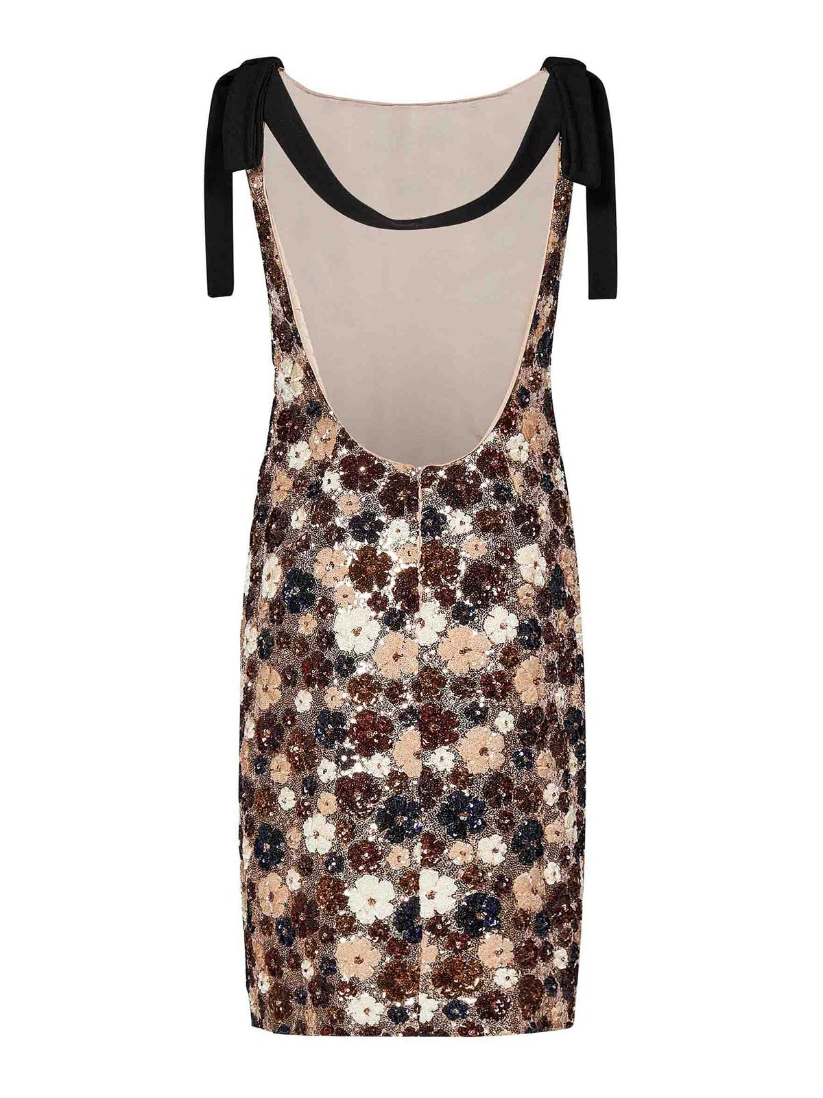 Silver Sequin Midi Dress H0125237M023 (N°21 / ワンピース・ドレス・オールインワン ) | N°21 (ヌメロ ヴェントゥーノ)(1)