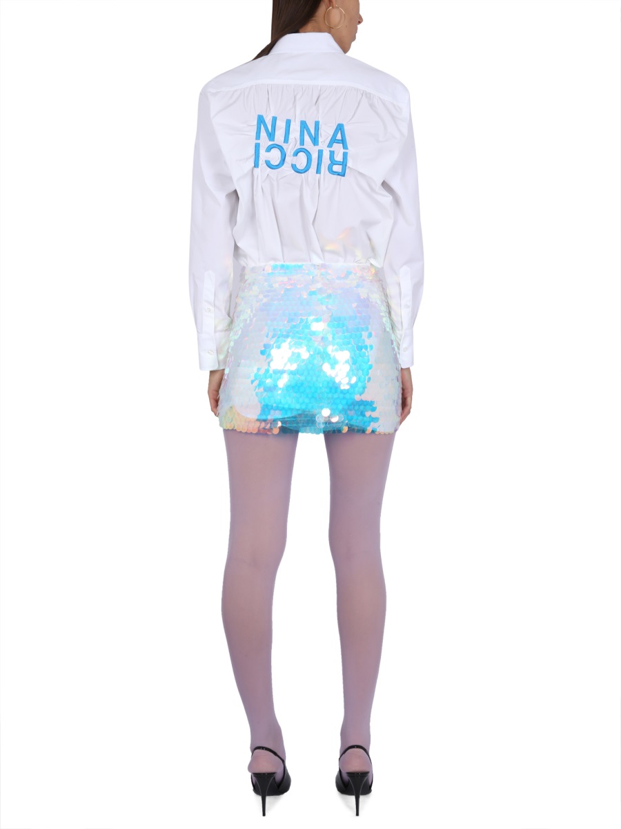 SHIRT WITH LOGO 99ICTO038PL0333M1106 (NINA RICCI / シャツ・ブラウス ) | NINA RICCI (ニナ リッチ)(1)