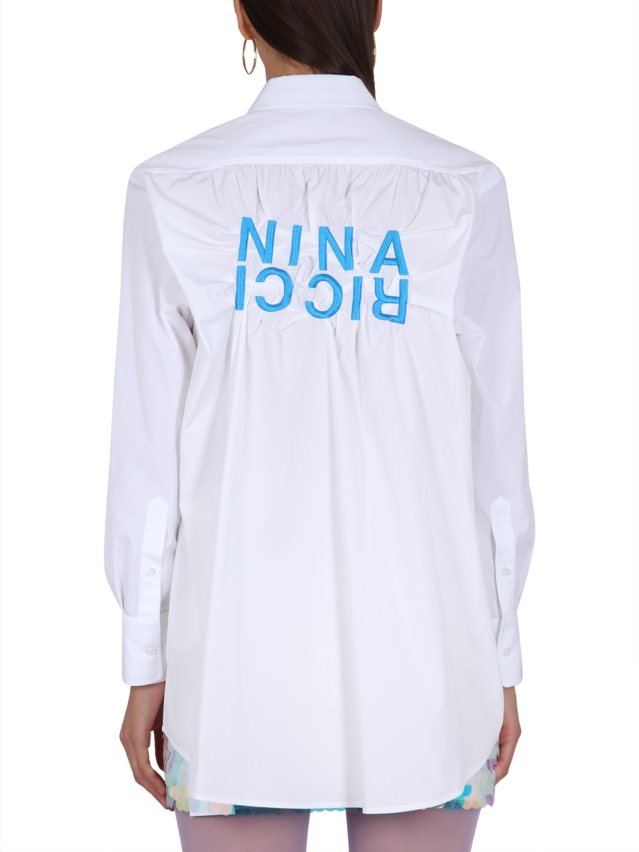 SHIRT WITH LOGO 99ICTO038PL0333M1106 (NINA RICCI / シャツ・ブラウス ) | NINA RICCI (ニナ リッチ)(2)