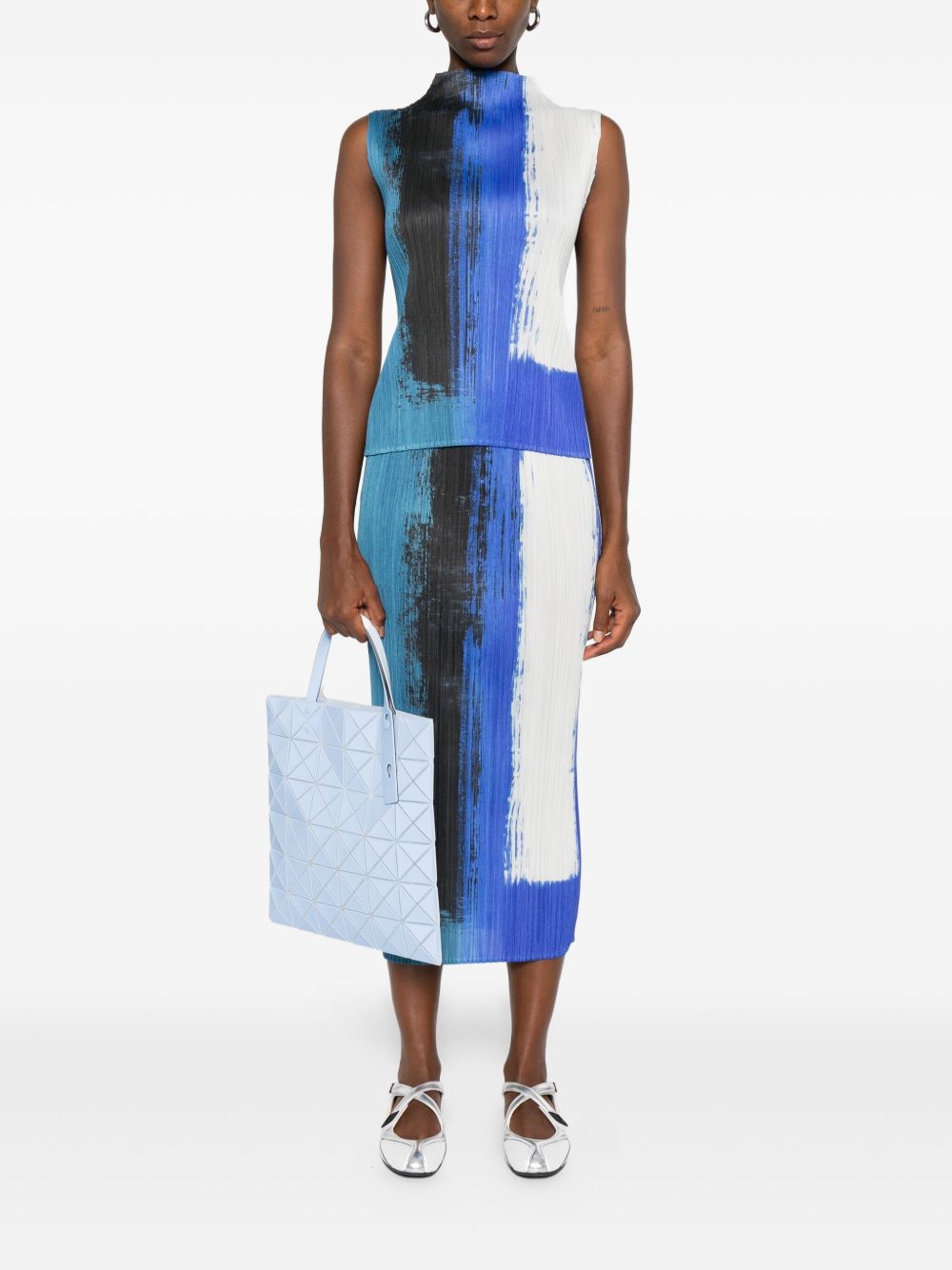 Pleats Please Top Blue PP58JK67172 (PLEATS PLEASE ISSEY MIYAKE / タンクトップ・キャミソール ) | PLEATS PLEASE ISSEY MIYAKE (プリーツ プリーズ イッセイ ミヤケ)(1)