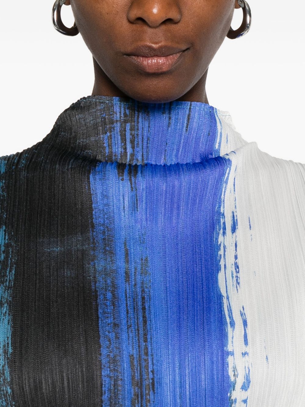 Pleats Please Top Blue PP58JK67172 (PLEATS PLEASE ISSEY MIYAKE / タンクトップ・キャミソール ) | PLEATS PLEASE ISSEY MIYAKE (プリーツ プリーズ イッセイ ミヤケ)(2)