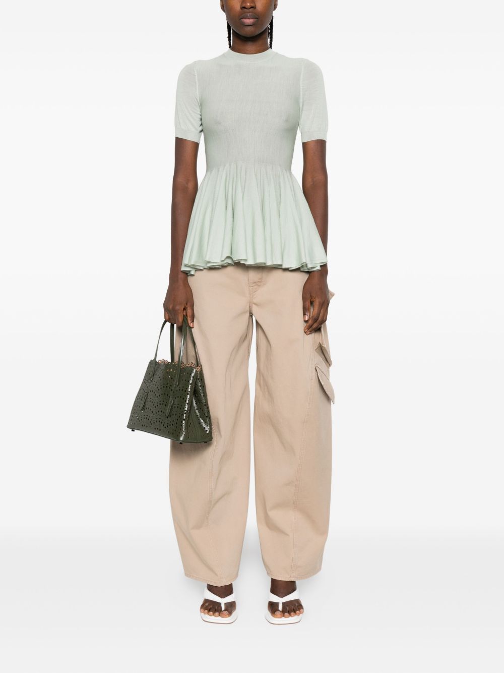 Alaia Top AA9H1235M922B605 (ALAIA / Tシャツ・カットソー ) | ALAIA (アライア)(1)