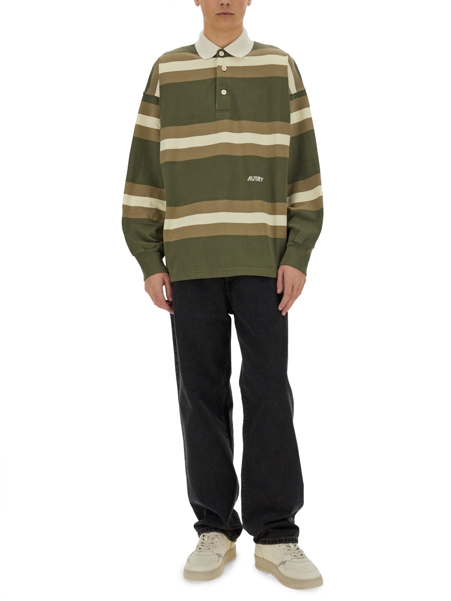STRIPED POLO. POPX90JD (AUTRY / ポロシャツ ) | AUTRY (オートリー)(1)