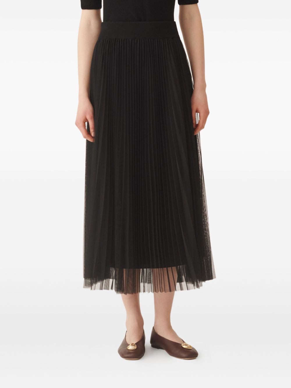 Fabiana Filippi Skirts Black GND215F426L548825 (FABIANA FILIPPI / スカート ) | FABIANA FILIPPI (ファビアナフィリッピ)(4)