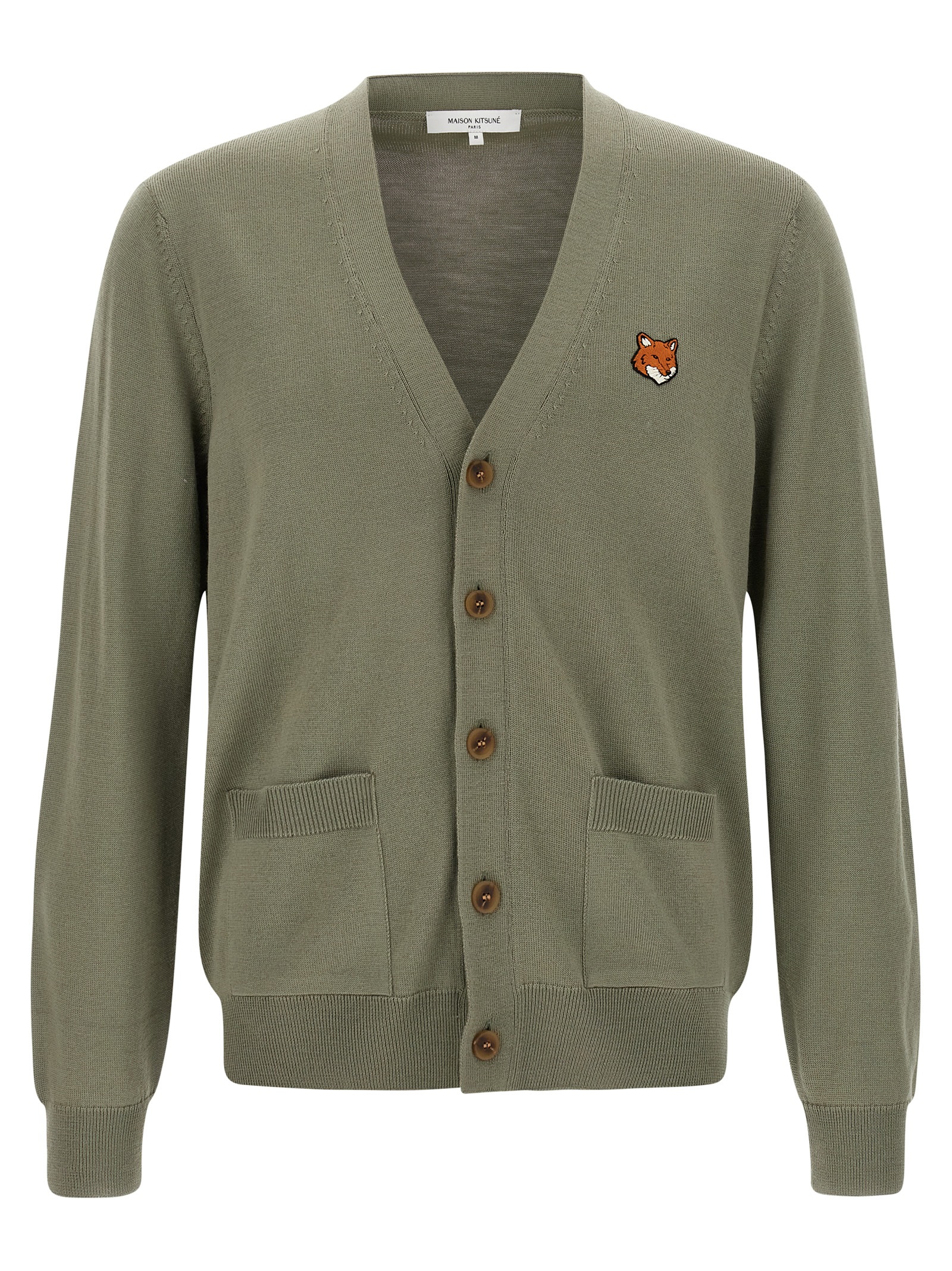 'Fox Head' cardigan PM00501KT1181P131 (Maison Kitsuné / ニット・セーター・カーディガン ) | Maison Kitsuné (メゾン キツネ)