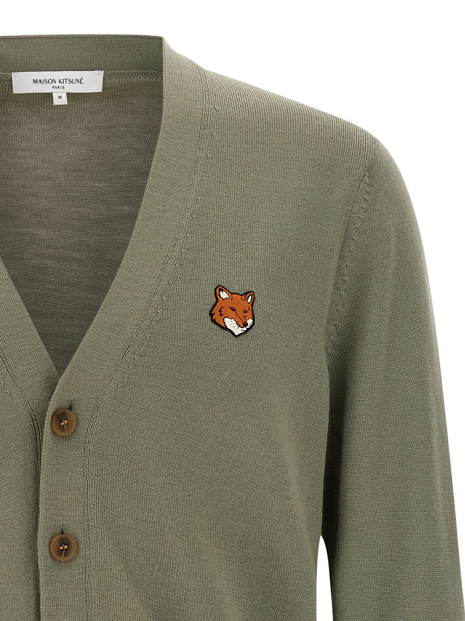 'Fox Head' cardigan PM00501KT1181P131 (Maison Kitsuné / ニット・セーター・カーディガン ) | Maison Kitsuné (メゾン キツネ)(2)