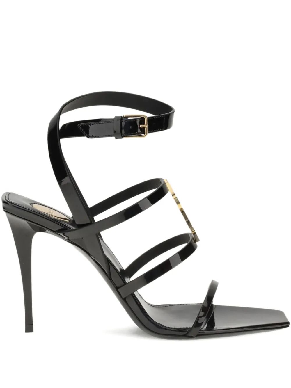 CASSANDRA PATENT LEATHER MULTI-STRAP SANDALS 8227911TVDD1000 (Saint Laurent / サンダル ) | Saint Laurent (サンローラン)