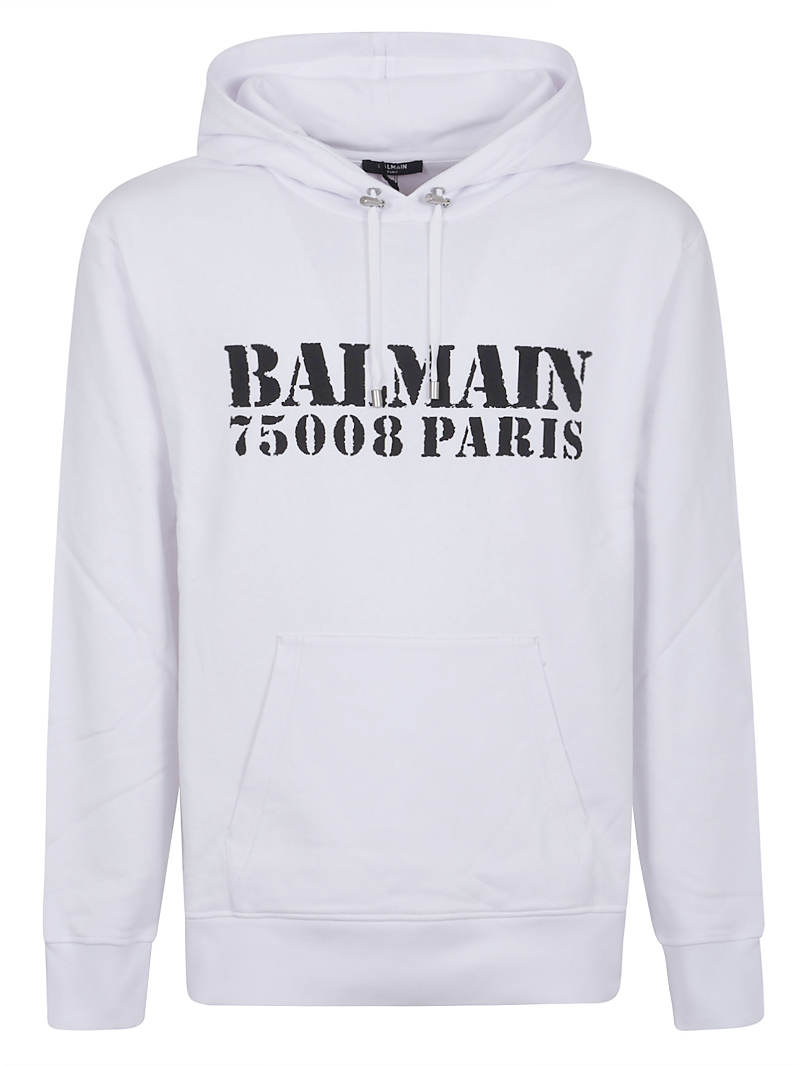 BALMAIN BIG STAMP HOODIE FH1JT047BD04GAB (Balmain / スウェット・フーディー ) | Balmain (バルマン)