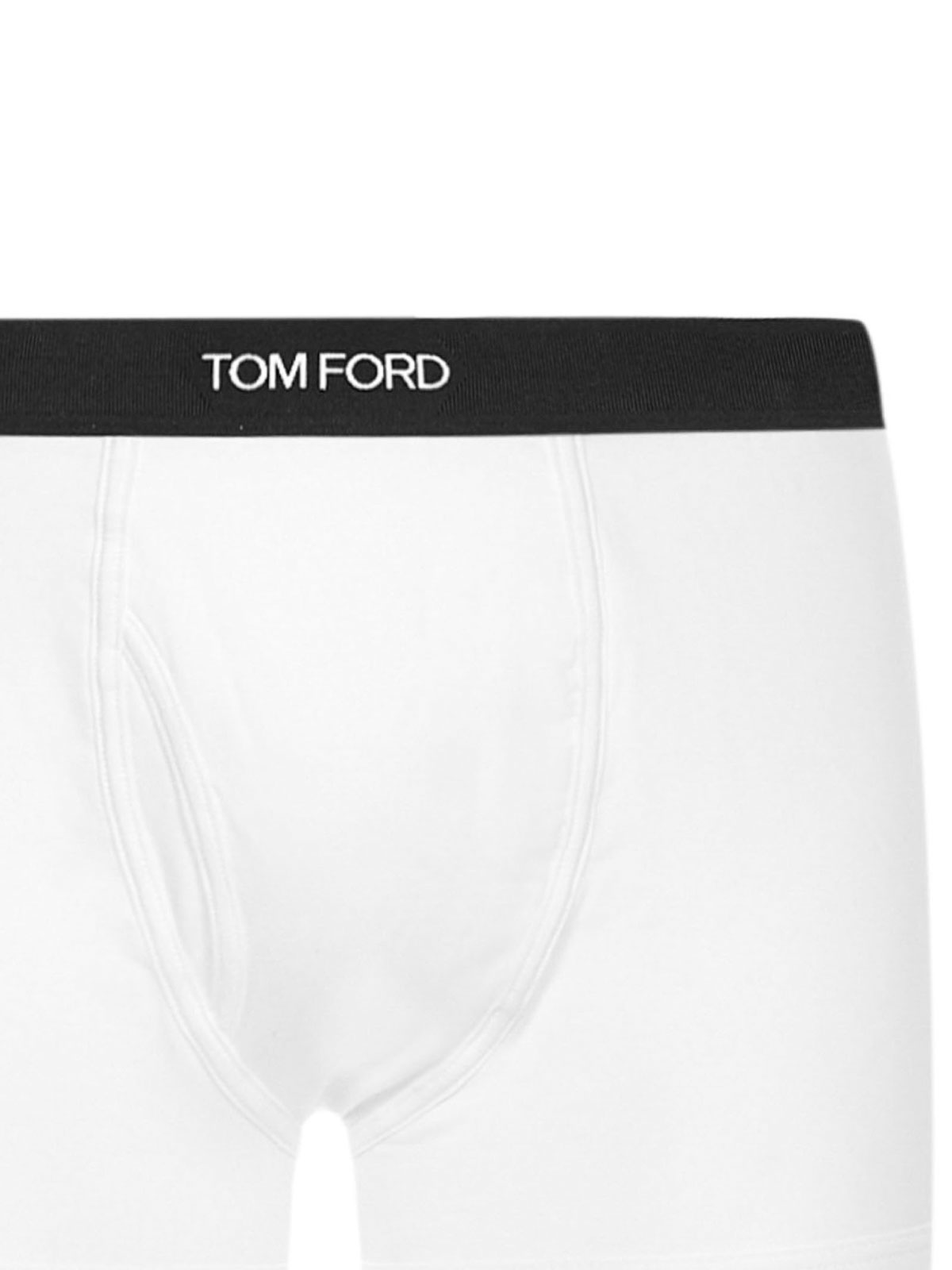 White Boxer Brief In Stretch Cotton Blend T4LC31410100 (TOM FORD / スイムウェア ) | TOM FORD (トムフォード)(2)