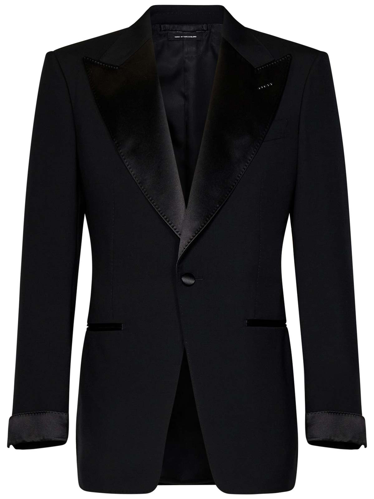 Black Cool Wool Groom Tuxedo Suit 2EAPQ1WOS02LB999 (TOM FORD / スーツ ) | TOM FORD (トムフォード)(2)