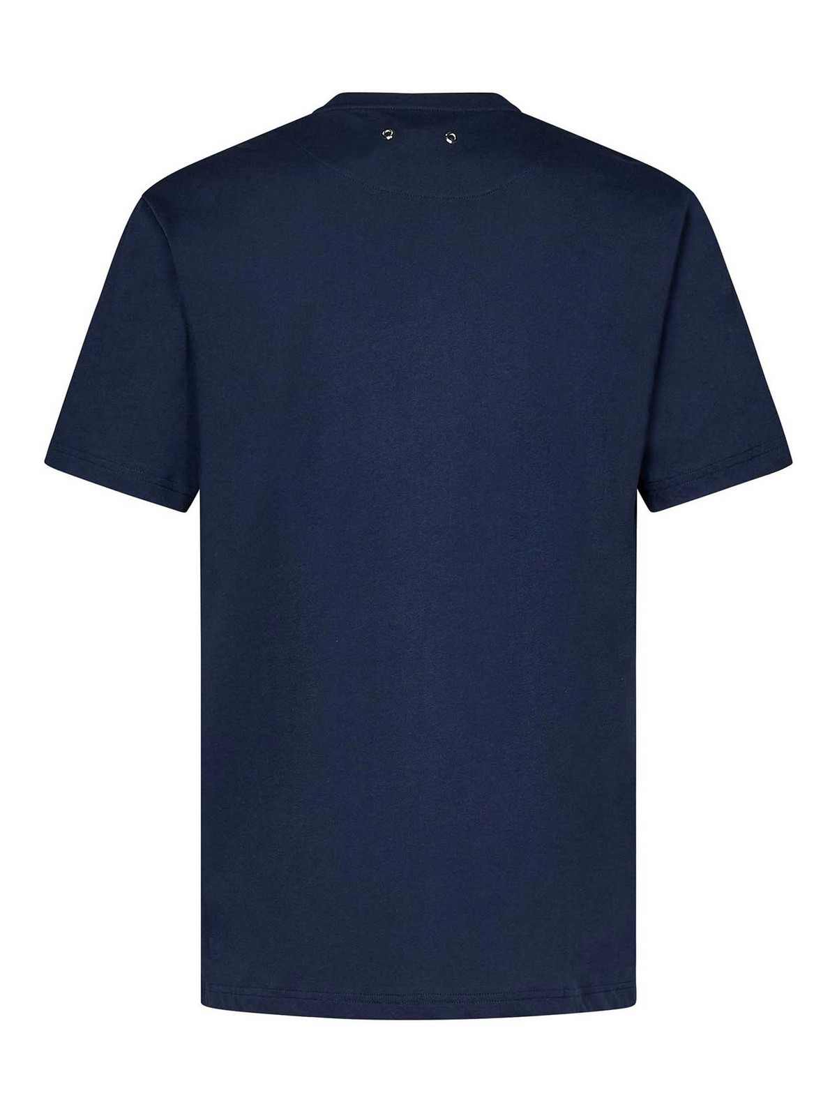 Blue Organic Cotton Jersey Crewneck T-Shirt TITANU0P00N390 (VILEBREQUIN / Tシャツ・カットソー ) | VILEBREQUIN (ヴィルブレクイン)(1)