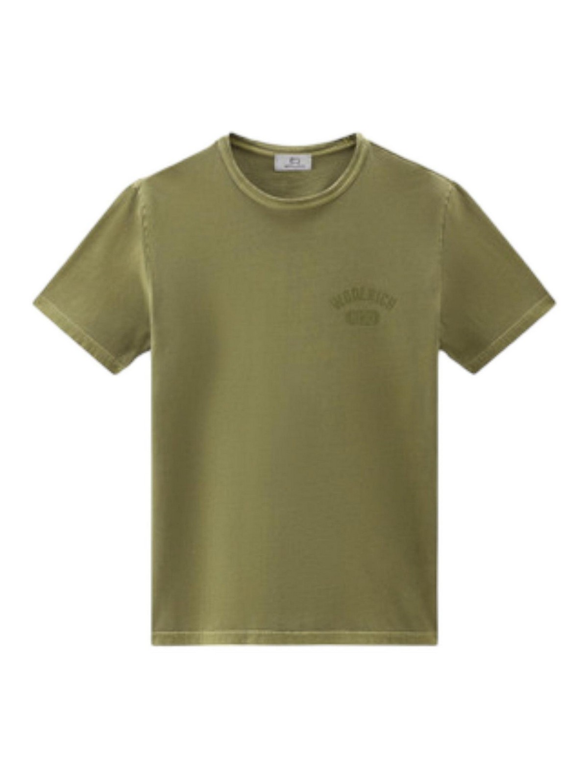 Olive green crewing t-shirt CFWOTE0126MRUT37096178 (WOOLRICH / Tシャツ・カットソー ) | WOOLRICH (ウールリッチ)