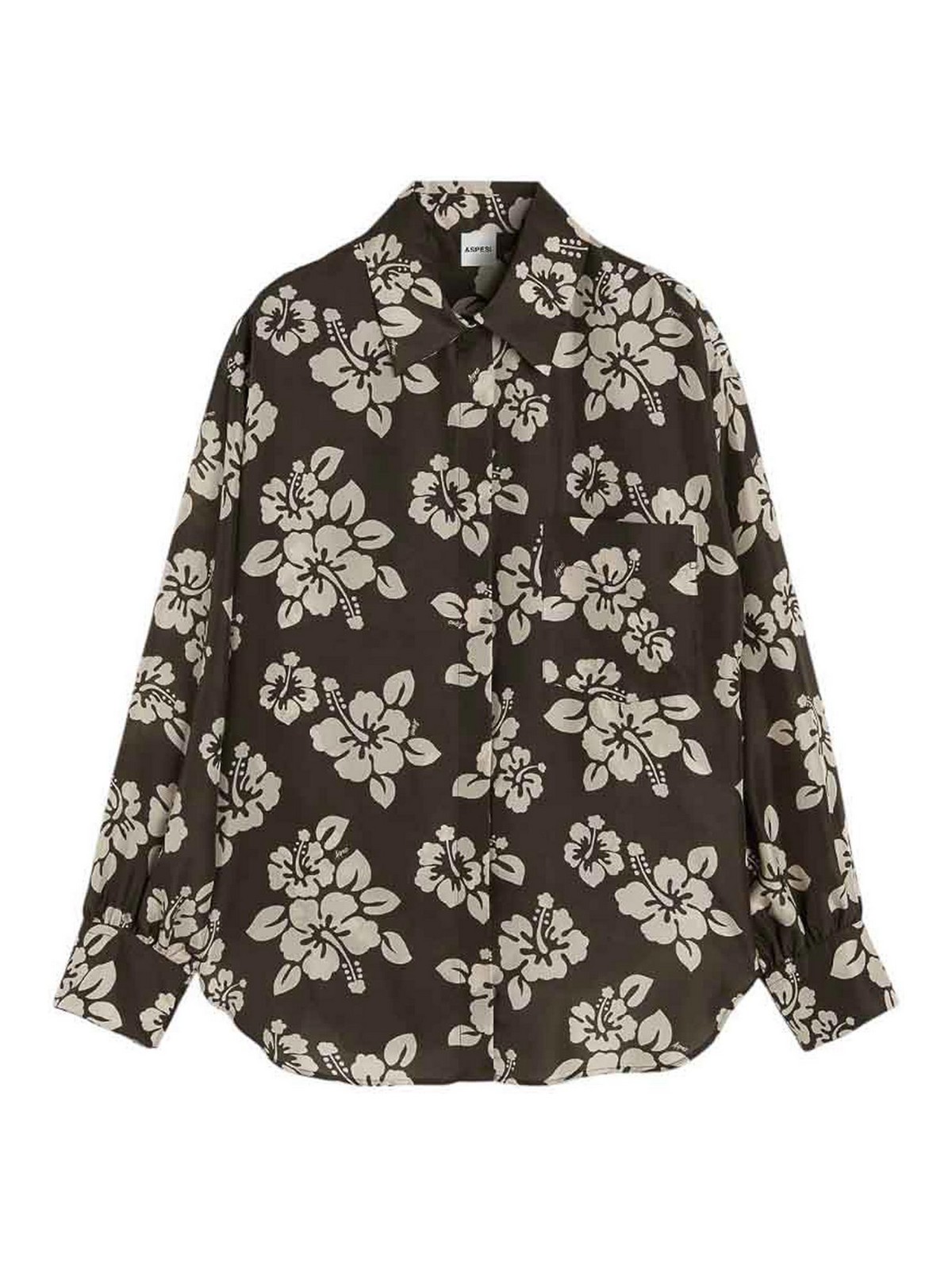 Silk women's shirt G5483M27864237 (ASPESI / シャツ・ブラウス ) | ASPESI (アスペジ)