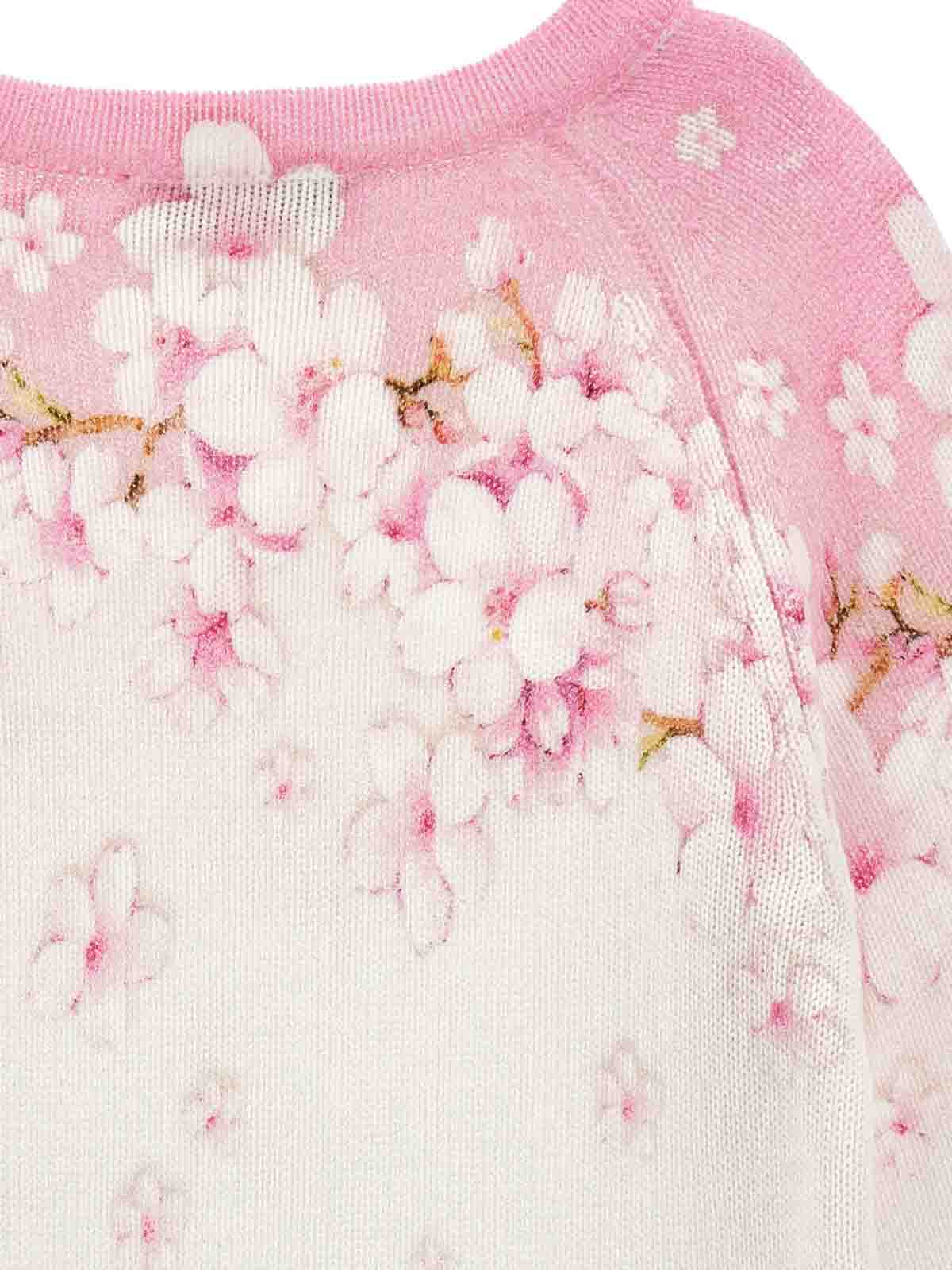 Pull Fiori Di Pesco Cotto Cotton Viscosa 19E62157860090 (MONNALISA / ニット・セーター・カーディガン ) | MONNALISA (モナリザ)(2)