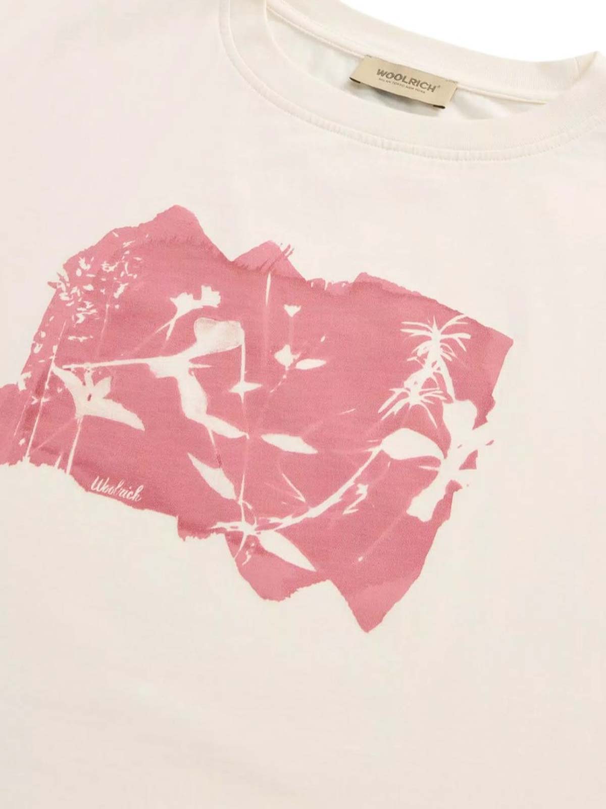 Pure cotton t-shirt with printing CFWWTE0105FRUT38558898 (WOOLRICH / Tシャツ・カットソー ) | WOOLRICH (ウールリッチ)(1)