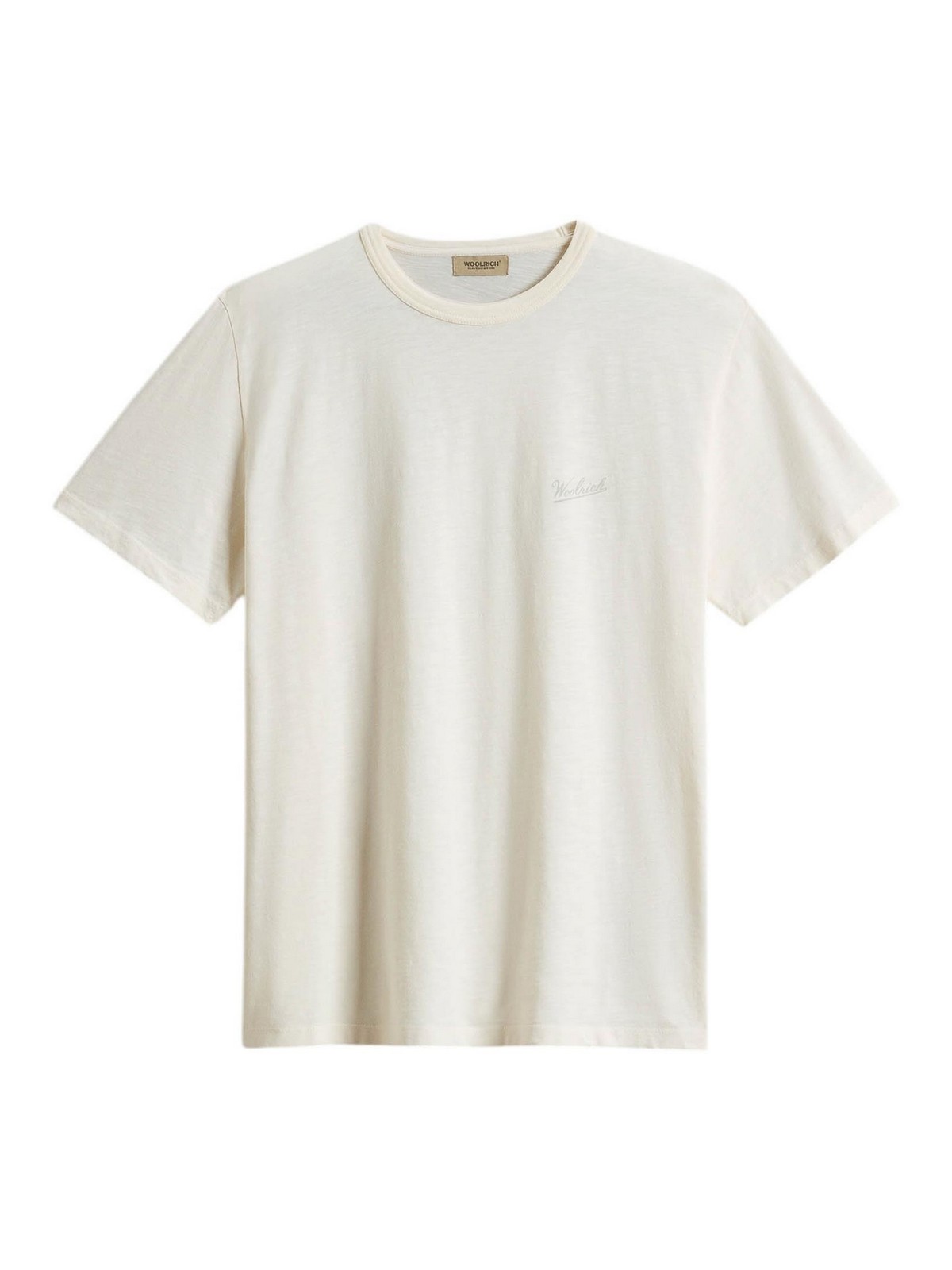 Slub T-Shirt In Jersey Di Cotone Fiammato CFWOTE0161MRUT40618887 (WOOLRICH / Tシャツ・カットソー ) | WOOLRICH (ウールリッチ)