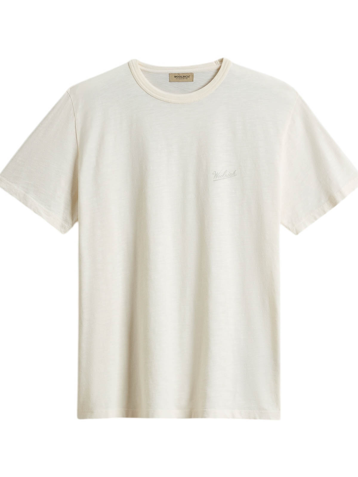 Slub T-Shirt In Jersey Di Cotone Fiammato CFWOTE0161MRUT40618887 (WOOLRICH / Tシャツ・カットソー ) | WOOLRICH (ウールリッチ)(1)