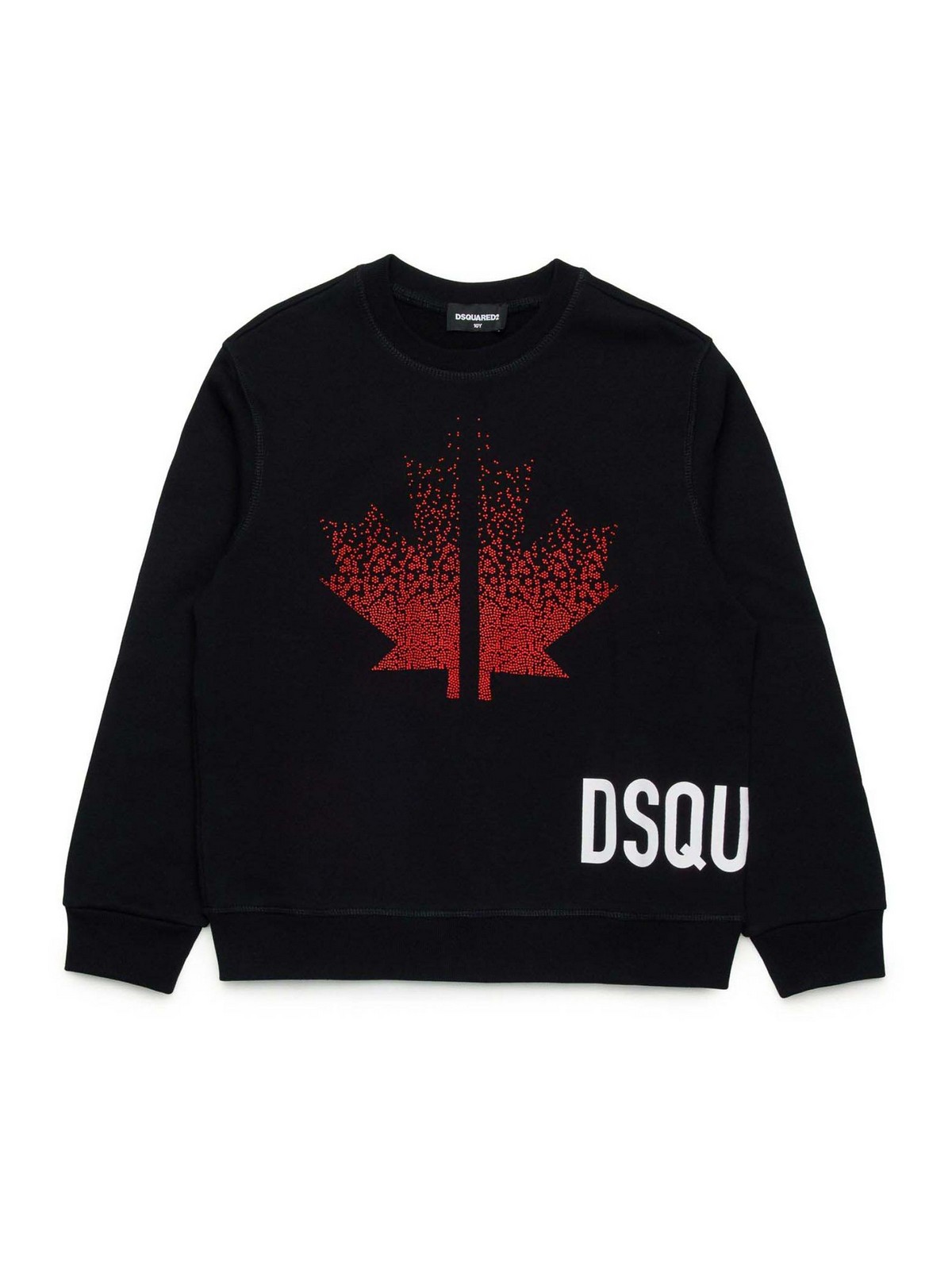 Black sweatshirt with logo DQ2538D0094DQ900 (Dsquared2 / スウェット・フーディー ) | Dsquared2 (ディースクエアード)