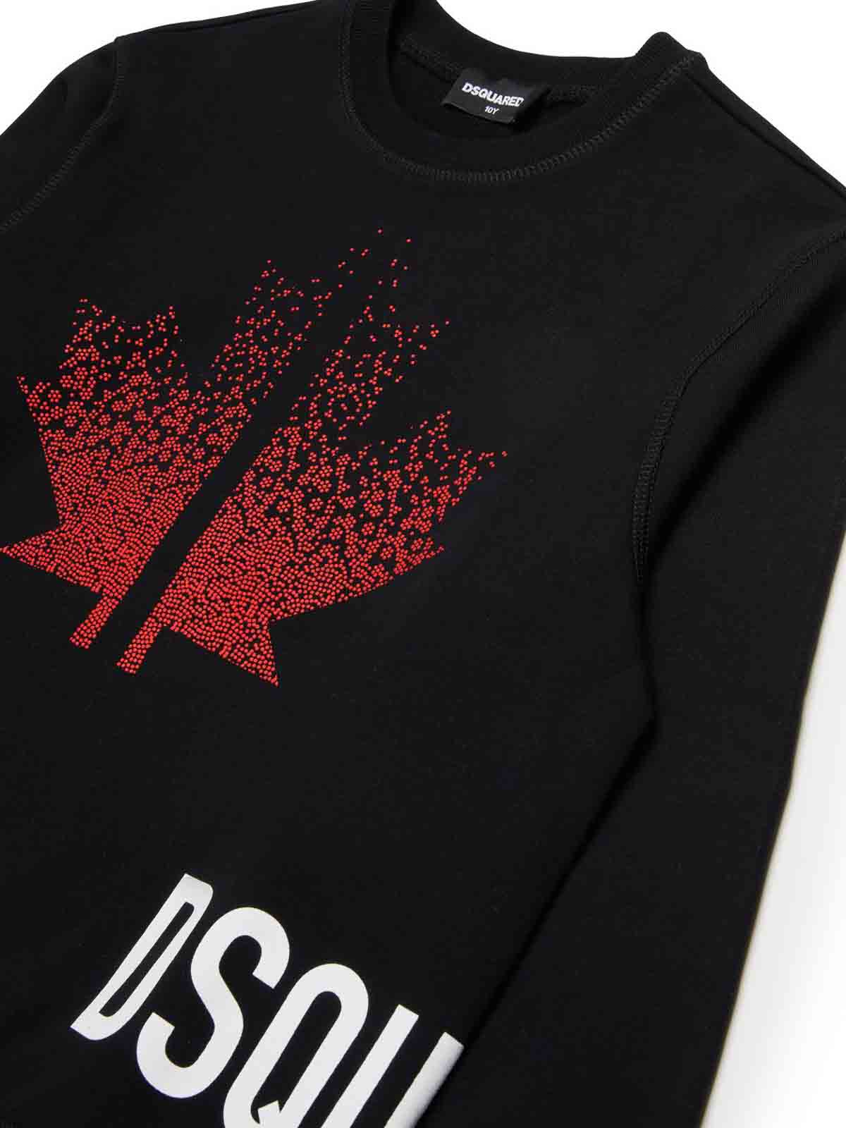 Black sweatshirt with logo DQ2538D0094DQ900 (Dsquared2 / スウェット・フーディー ) | Dsquared2 (ディースクエアード)(2)