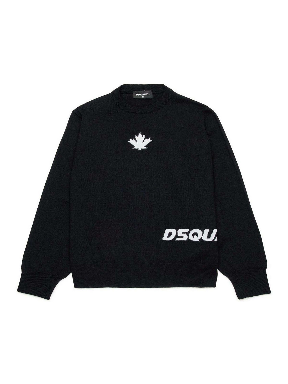 Long sleeve crew coaching DQ2453D003FDQ900 (Dsquared2 / ニット・セーター・カーディガン ) | Dsquared2 (ディースクエアード)