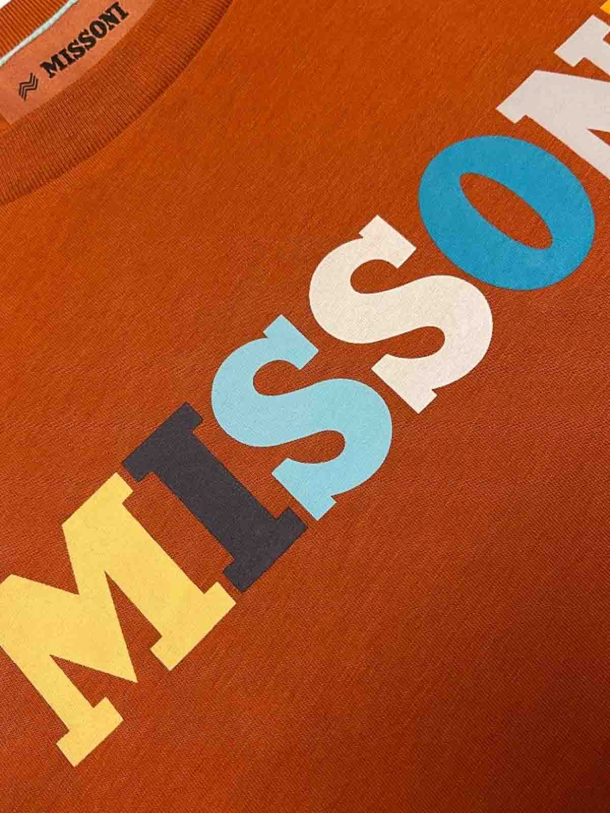 Logo print t-shirt MS8P21Z0082300 (MISSONI / Tシャツ・カットソー ) | MISSONI (ミッソー二)(2)