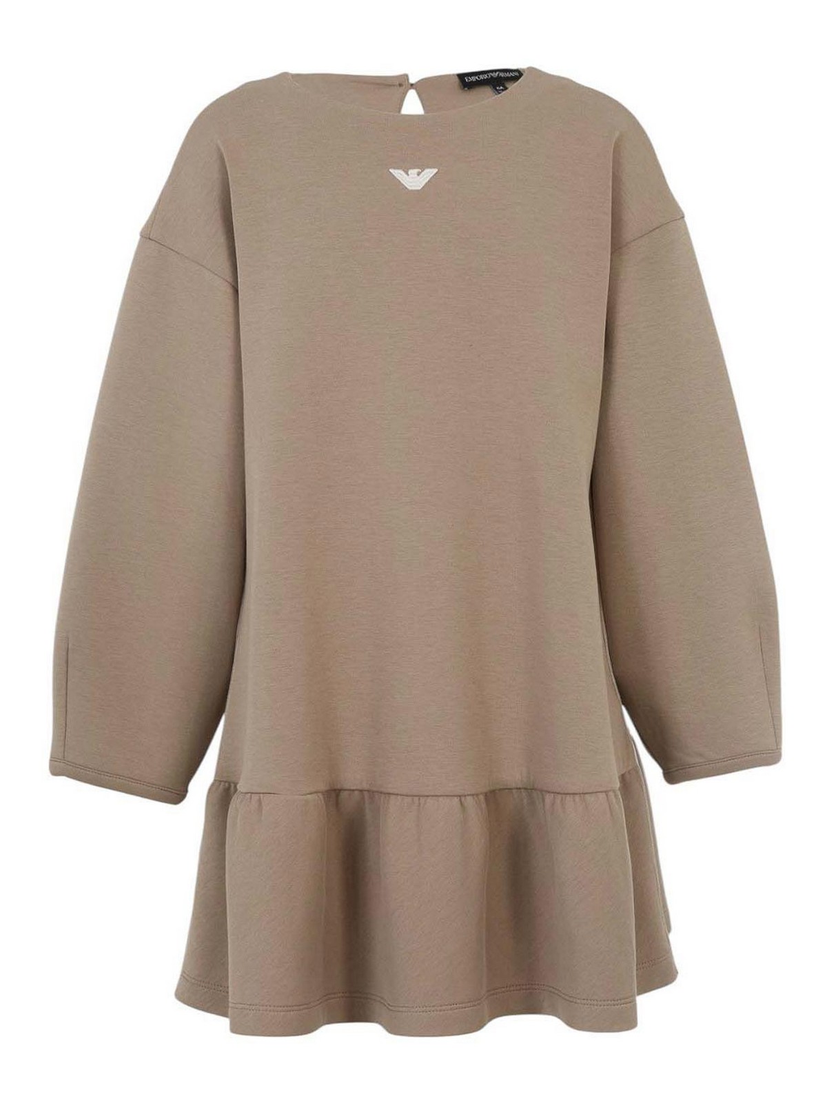 Long sleeve sweatshirt dress 6D3A101JHSZ0144 (EMPORIO ARMANI / ワンピース・ドレス・オールインワン ) | EMPORIO ARMANI (エンポリオ アルマーニ)