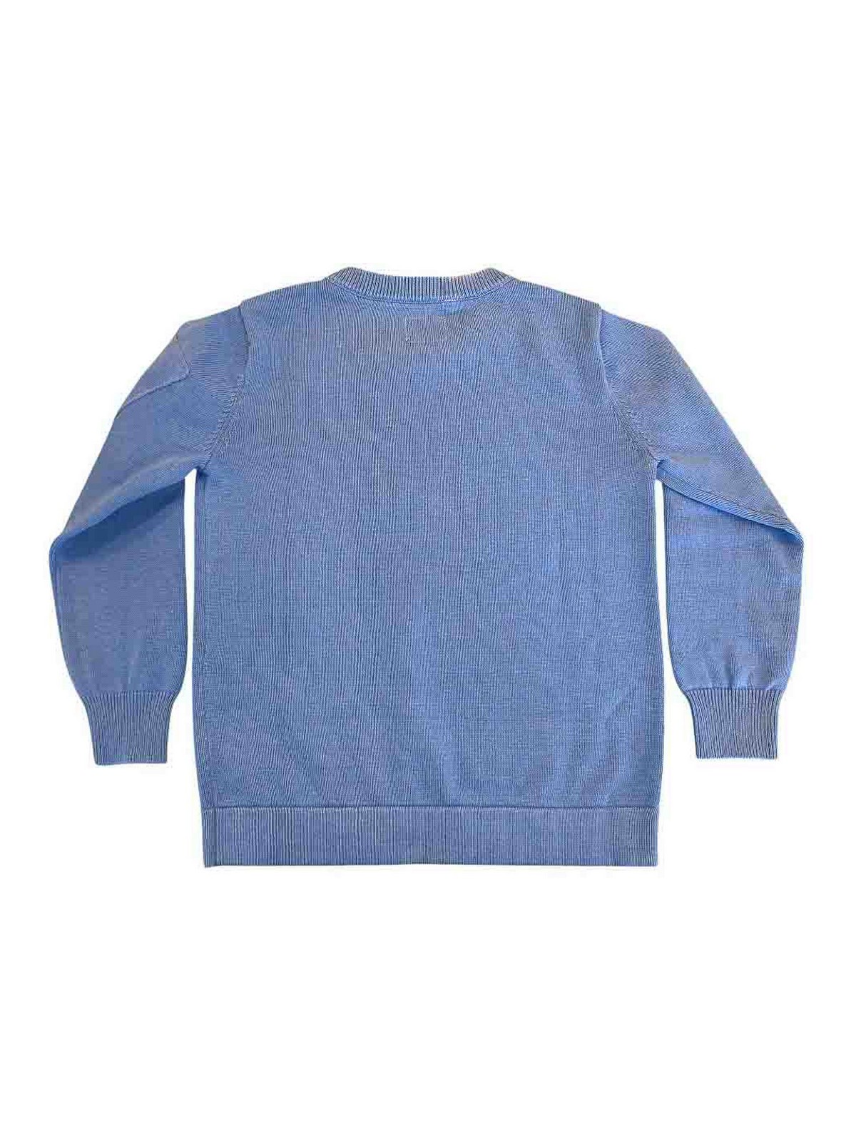 HIGHLUM BLUE PULLOVER WITH LOGO on the sleeve CUW00FLHE6240532 (C.P. Company / ニット・セーター・カーディガン ) | C.P. Company (シーピーカンパニー)(1)