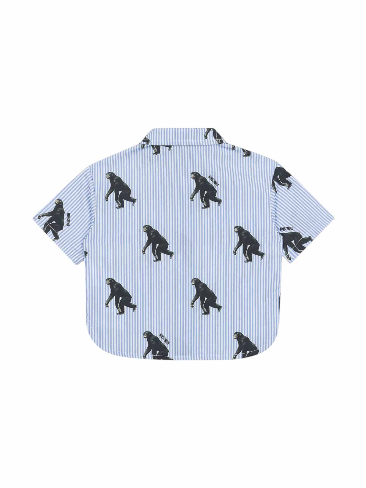 Righe poppeline shirt MUC01GLLB5284627 (MOSCHINO / シャツ・ブラウス ) | MOSCHINO (モスキーノ)(1)