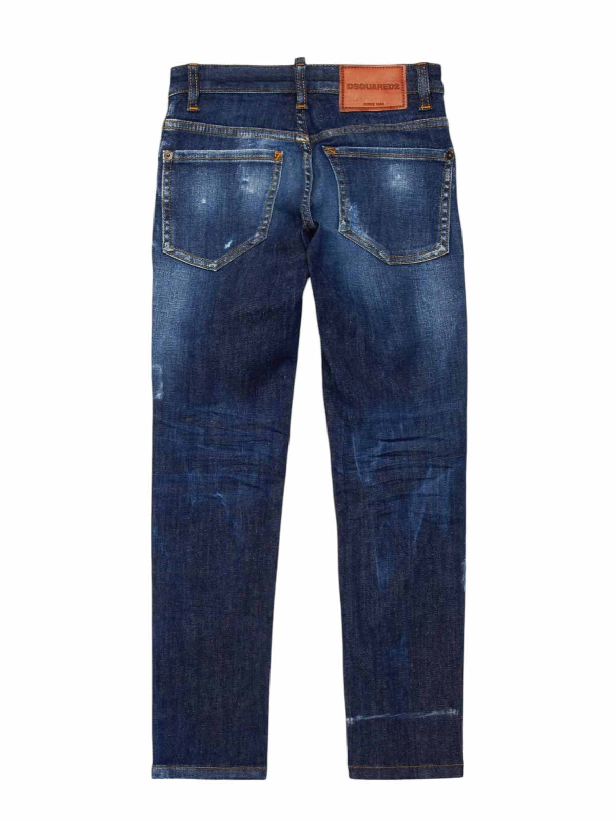 Denim jeans with tears DQ0236D0A9HDQ01 (Dsquared2 / ジーンズ ) | Dsquared2 (ディースクエアード)(1)