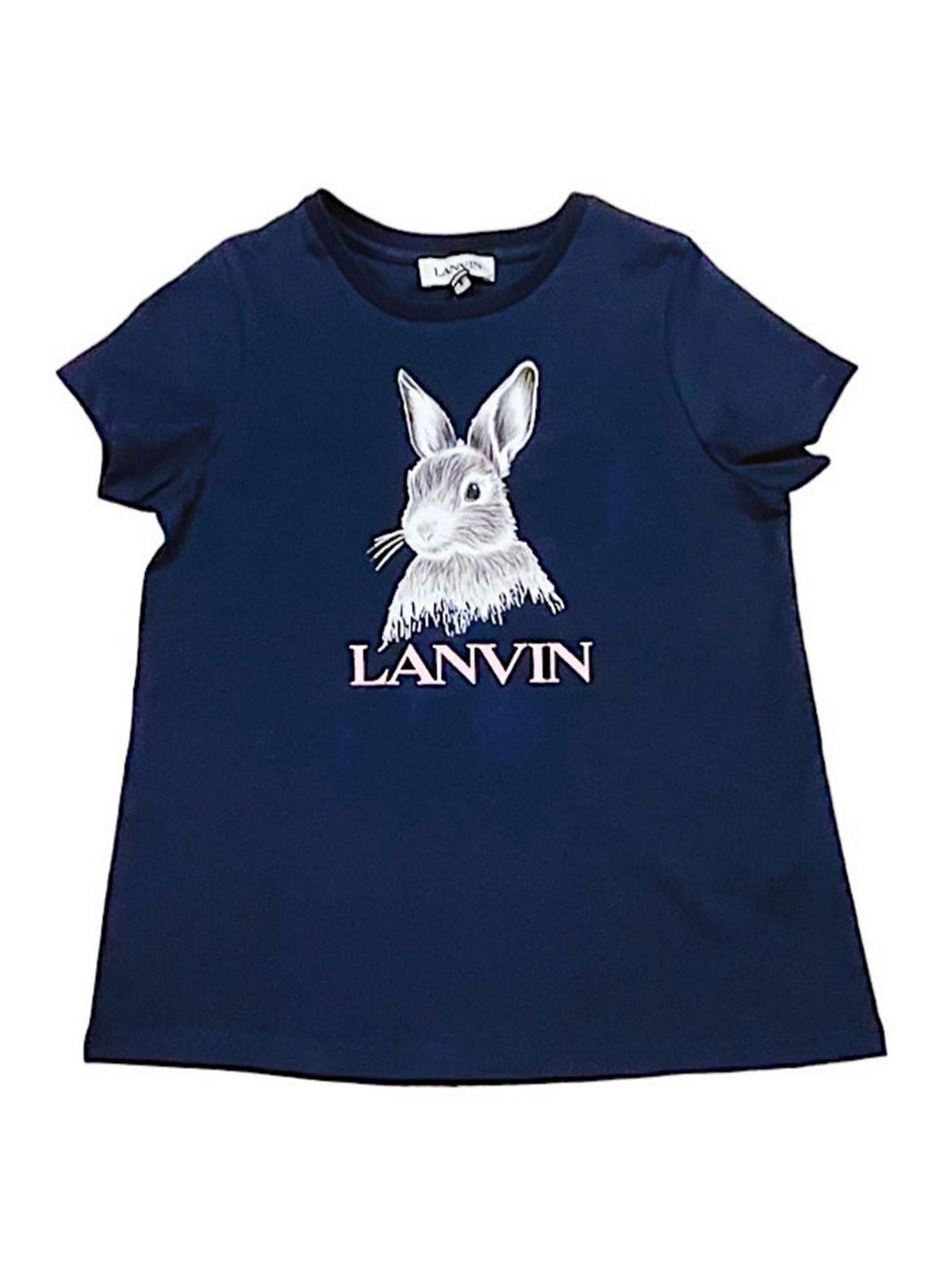 Blue t-shirt with printing N15105859 (LANVIN / Tシャツ・カットソー ) | LANVIN (ランバン)
