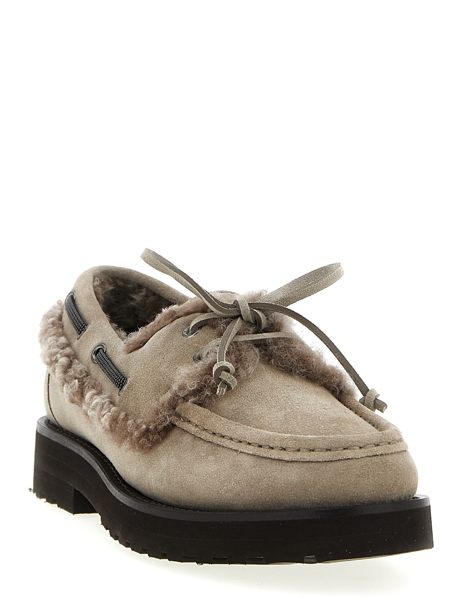 'Precious Insert' boat shoe MZSFG3114C5859 (Brunello Cucinelli / ローファー ) | Brunello Cucinelli (ブルネロ・クチネリ)(1)