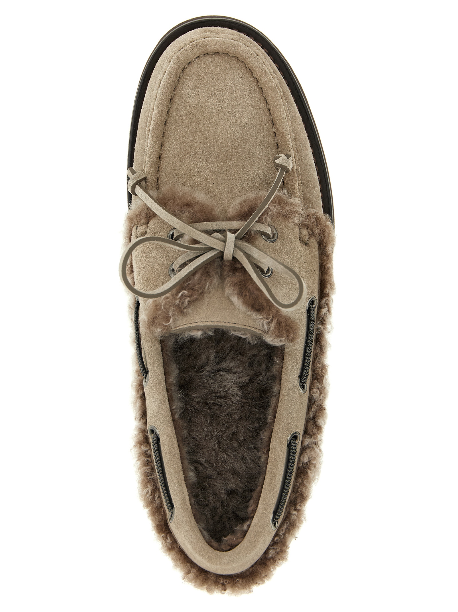 'Precious Insert' boat shoe MZSFG3114C5859 (Brunello Cucinelli / ローファー ) | Brunello Cucinelli (ブルネロ・クチネリ)(3)