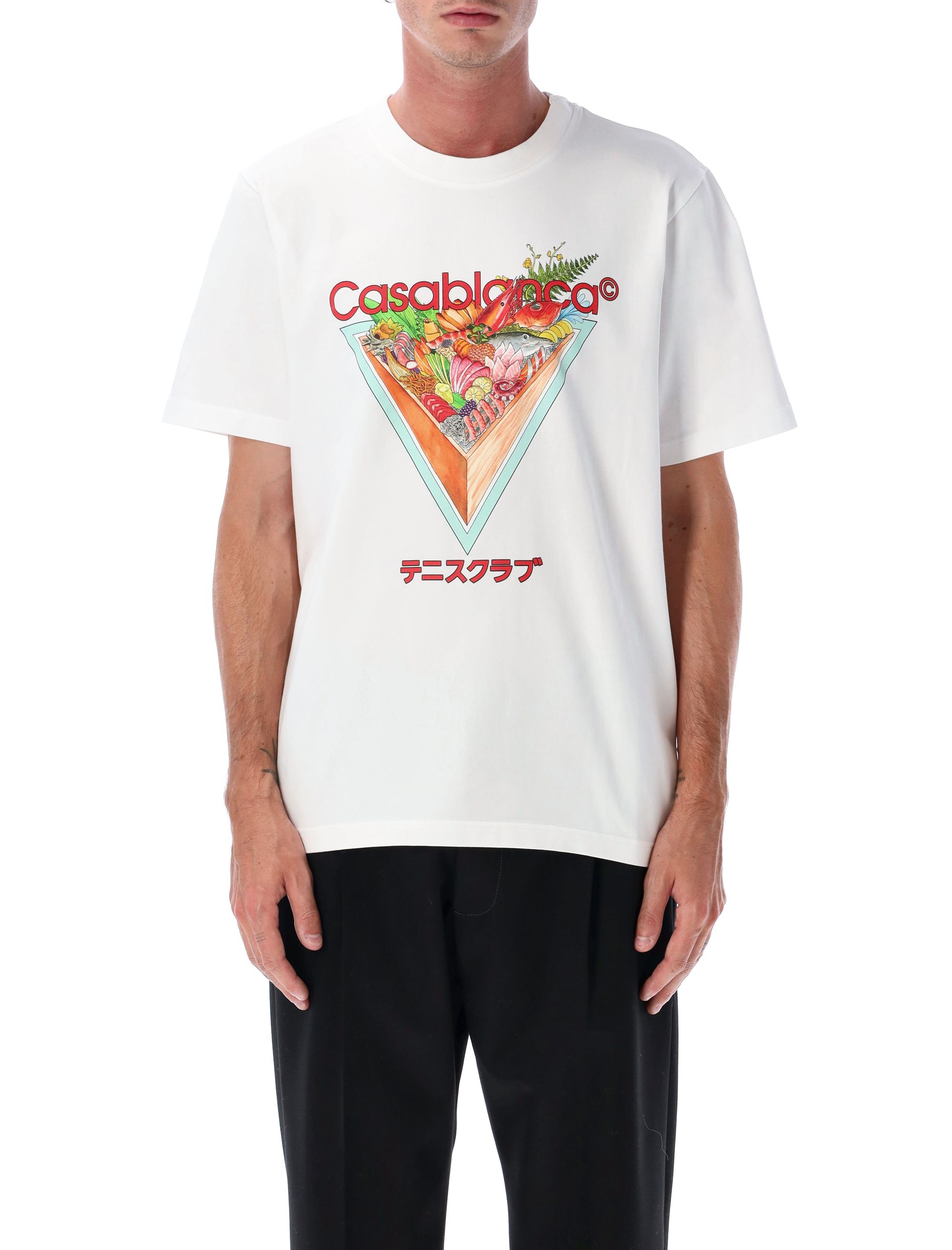 Casablanca T-shirts and Polos White MAW25JTS00101WHITE (Casablanca / Tシャツ・カットソー ) | Casablanca (カサブランカ)