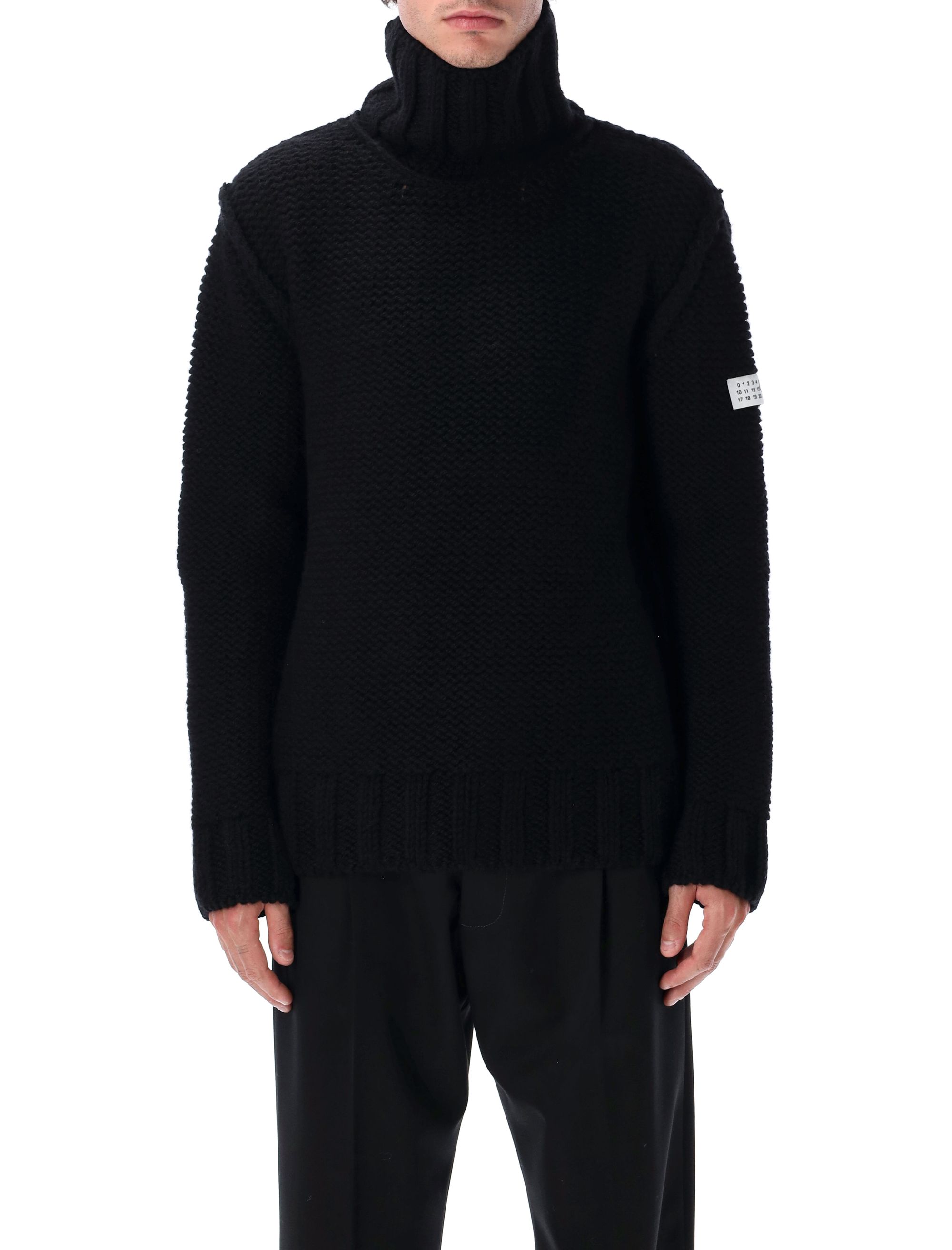 MM6 Maison Margiela Sweaters Black SH2HA0008M13166900 (MM6 Maison Margiela / ニット・セーター・カーディガン ) | MM6 Maison Margiela (エムエムシックス)
