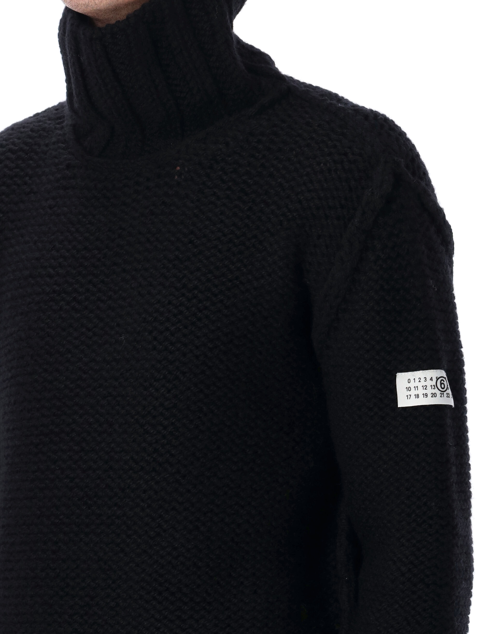 MM6 Maison Margiela Sweaters Black SH2HA0008M13166900 (MM6 Maison Margiela / ニット・セーター・カーディガン ) | MM6 Maison Margiela (エムエムシックス)(2)