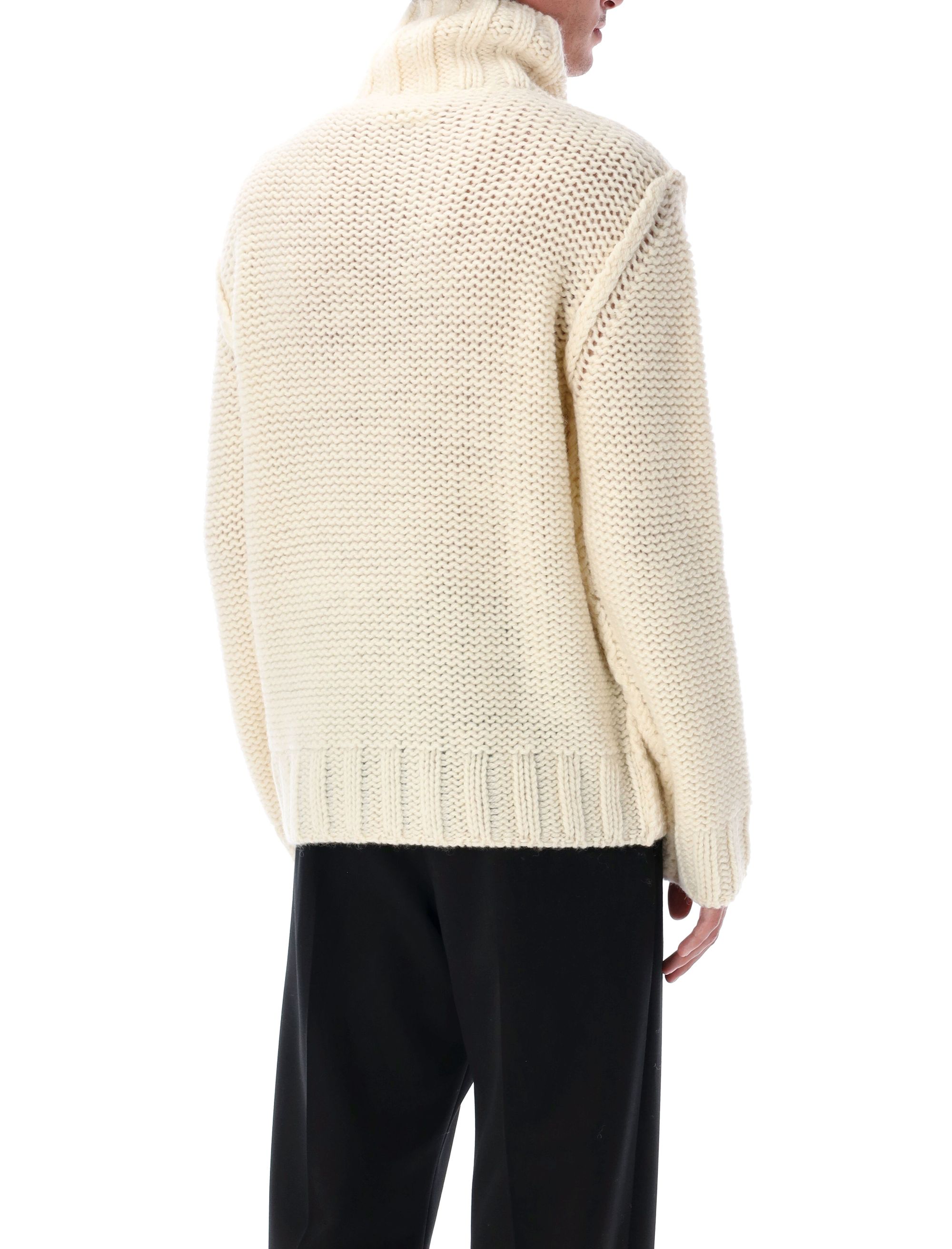 MM6 Maison Margiela Sweaters Beige SH2HA0008M13166101 (MM6 Maison Margiela / ニット・セーター・カーディガン ) | MM6 Maison Margiela (エムエムシックス)(1)