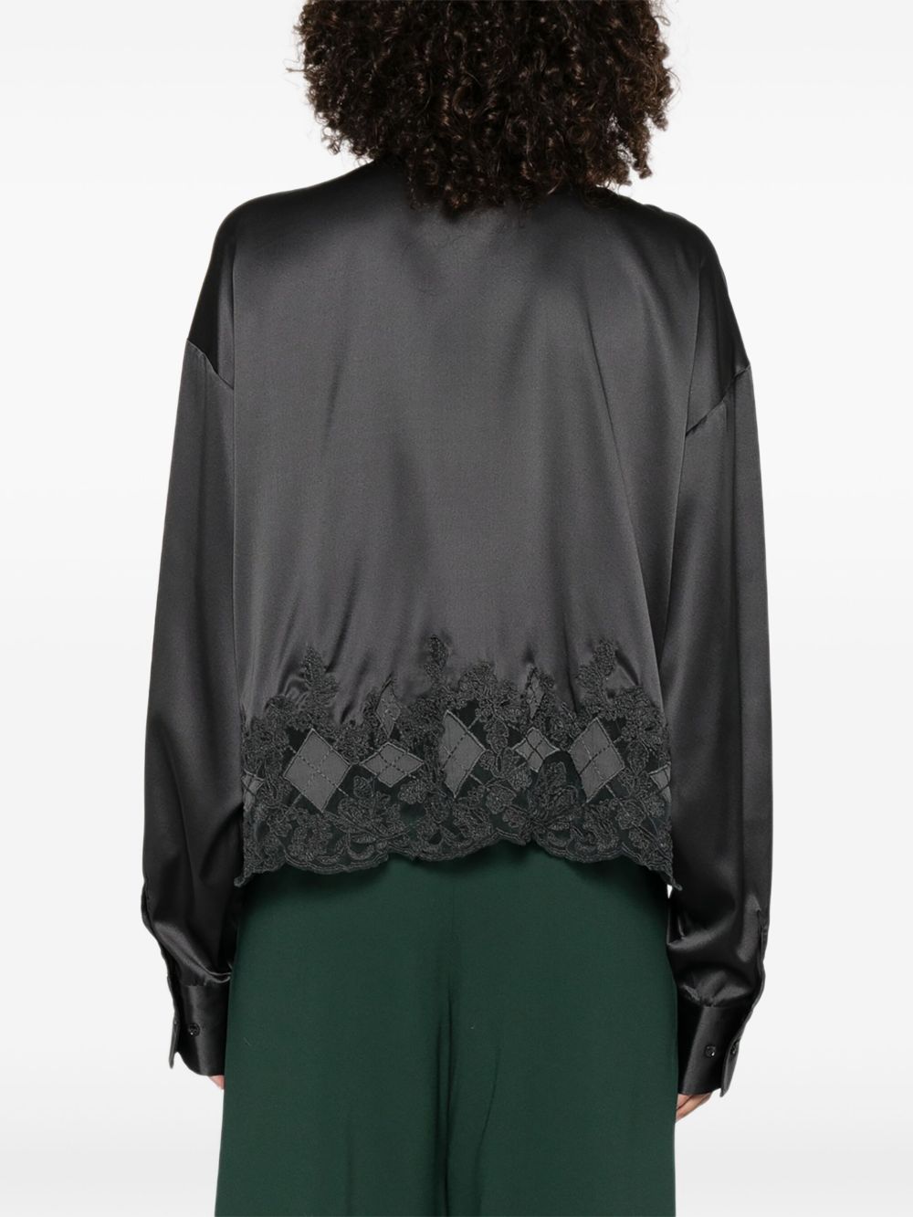 Ermanno Scervino Shirts Grey D472K317HKC93927 (ERMANNO SCERVINO / シャツ・ブラウス ) | ERMANNO SCERVINO (エルマンノ シェルヴィーノ)(3)