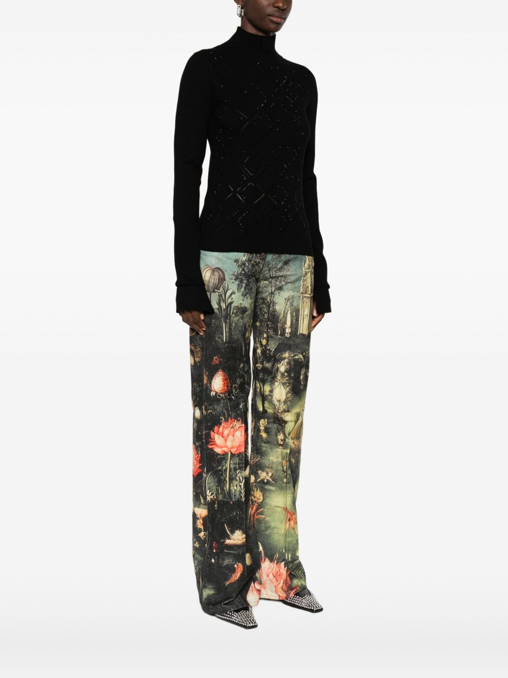 Blugirl Sweaters Black RF5114MS99E22222 (BLUGIRL / ニット・セーター・カーディガン ) | BLUGIRL (ブルーガール)(2)