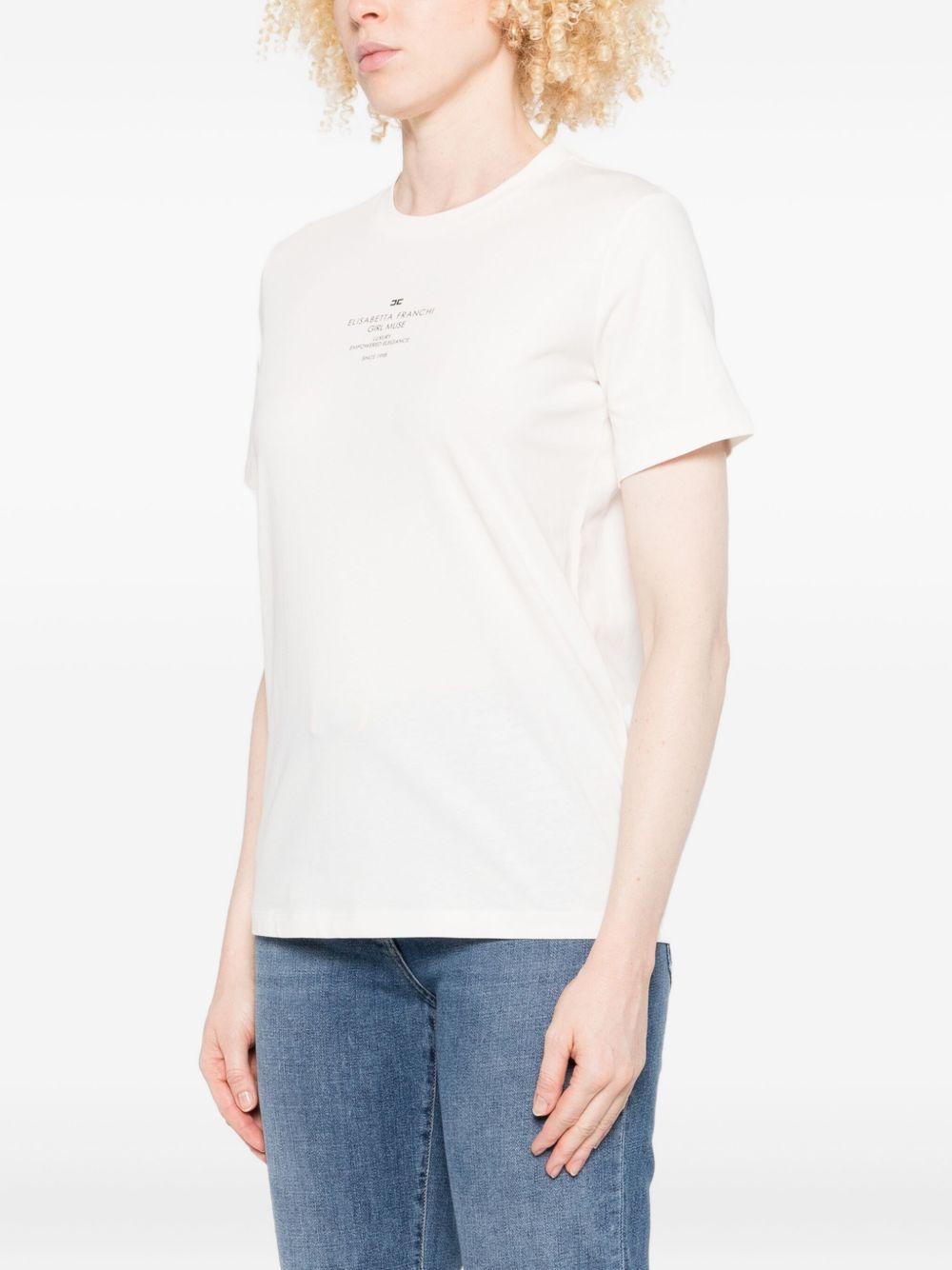 Elisabetta Franchi T-shirts and Polos White MA63D56E2270 (Elisabetta Franchi / Tシャツ・カットソー ) | Elisabetta Franchi (エリザベッタ フランキ)(3)