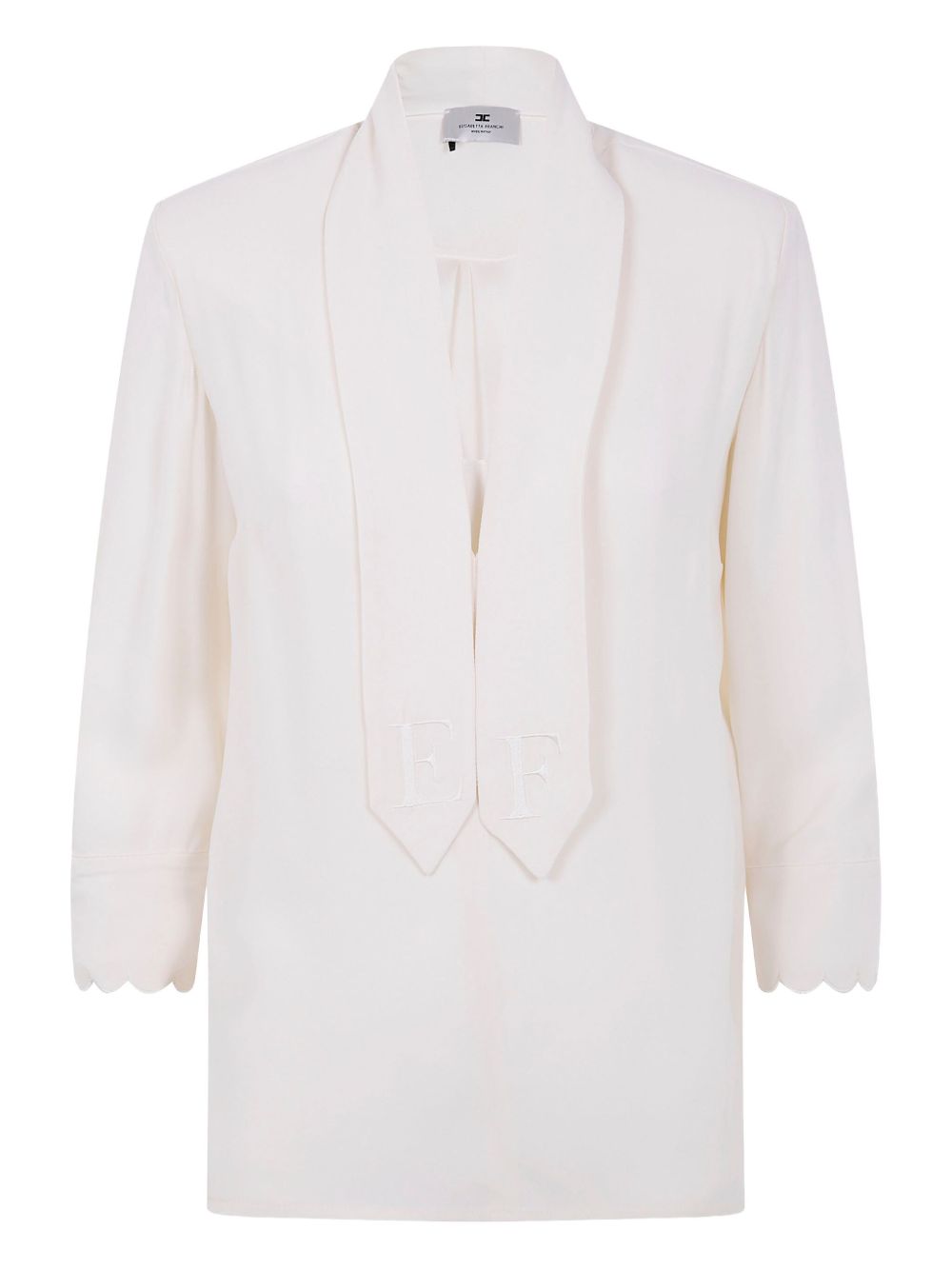 Elisabetta Franchi Shirts White CA08956E2DZ9 (Elisabetta Franchi / シャツ・ブラウス ) | Elisabetta Franchi (エリザベッタ フランキ)