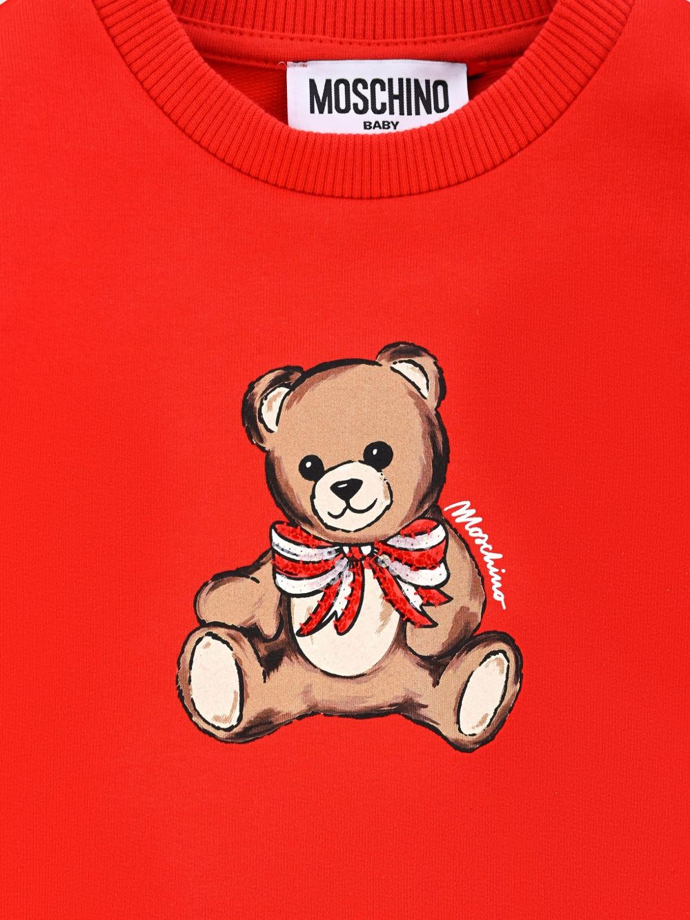 Moschino Sweaters Red MFF02KLDA1650109 (MOSCHINO / スウェット・フーディー ) | MOSCHINO (モスキーノ)(2)