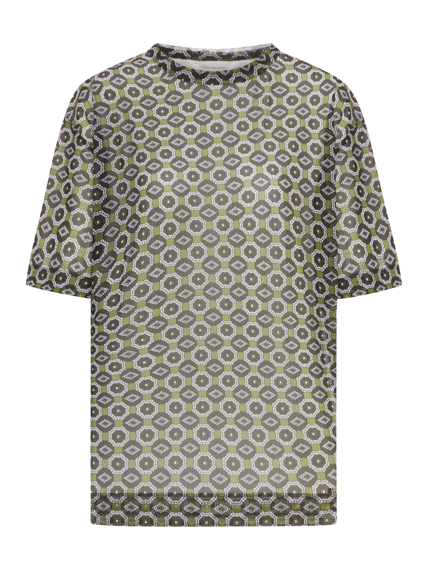 OVERSIZED TRANSPARENT T-SHIRT 2520111222623604 (Dries Van Noten / Tシャツ・カットソー ) | Dries Van Noten (ドリスヴァンノッテン)