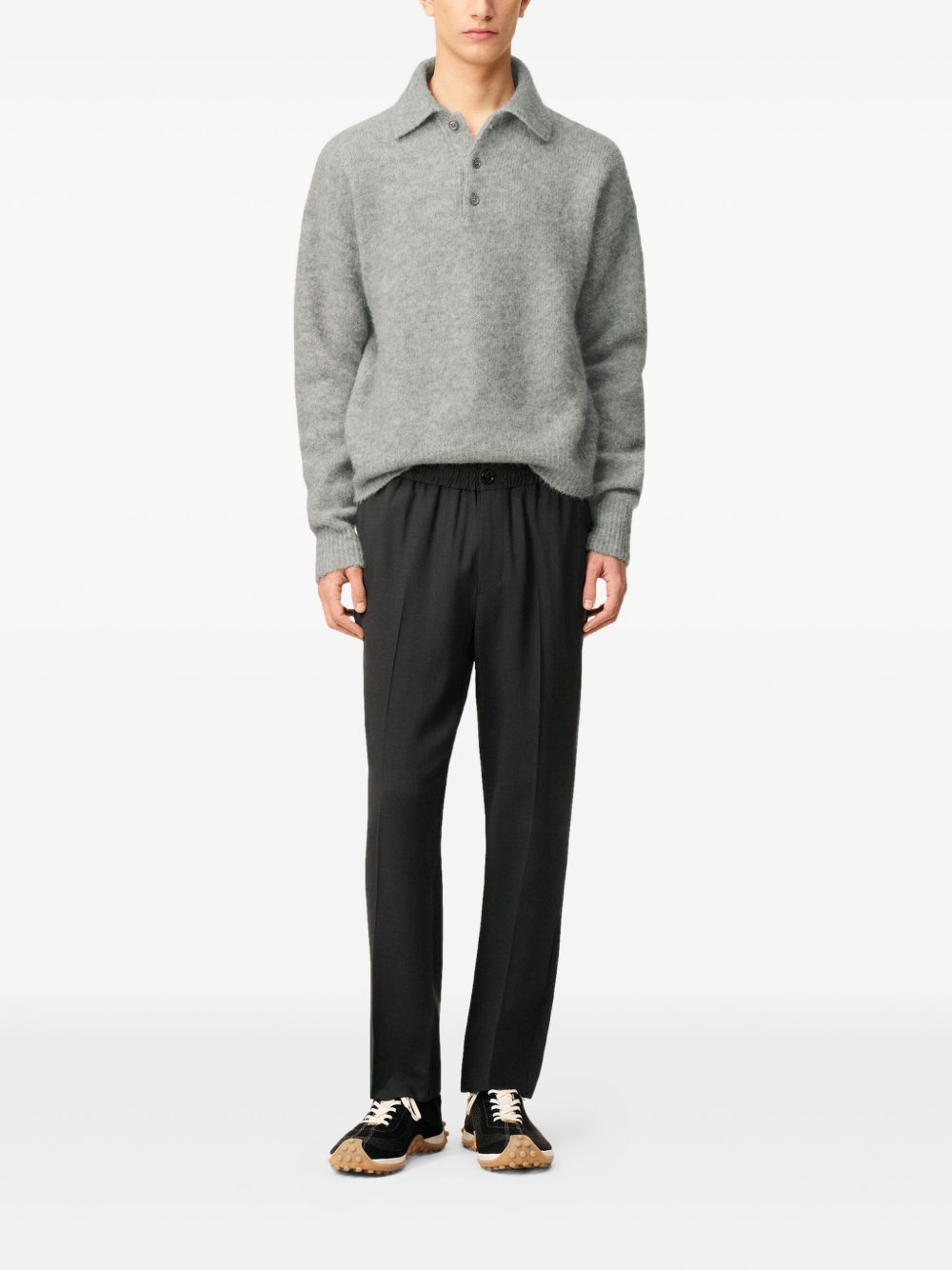 Ami Paris Trousers Grey HTR226WV0066020 (AMI Paris / パンツ ) | AMI Paris (アミパリス)(3)