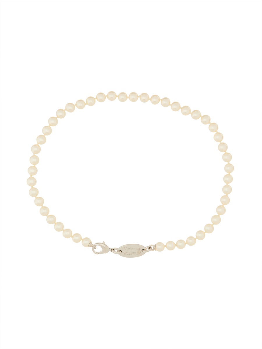 "STUART" NECKLACE WITH SWAROWSKI PEARLS 6301008702P155IMP155 (Vivienne Westwood / ネックレス ) | Vivienne Westwood (ヴィヴィアン・ウェストウッド)(1)