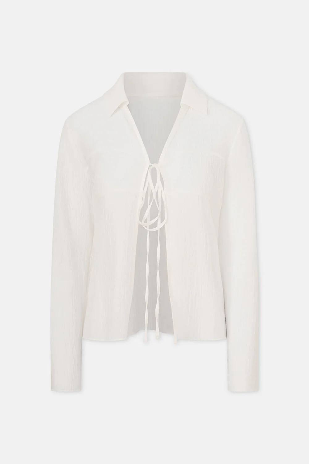 LA PISCINE Shirts White LF241WS030VL002001 (la piscine / シャツ・ブラウス ) | la piscine (ラ ピシーヌ)