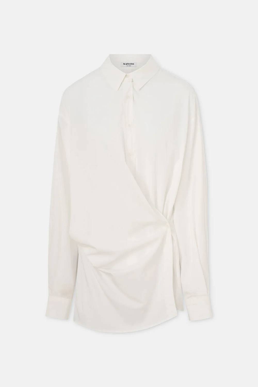 LA PISCINE Shirts White LF241WS043PP006001 (la piscine / シャツ・ブラウス ) | la piscine (ラ ピシーヌ)
