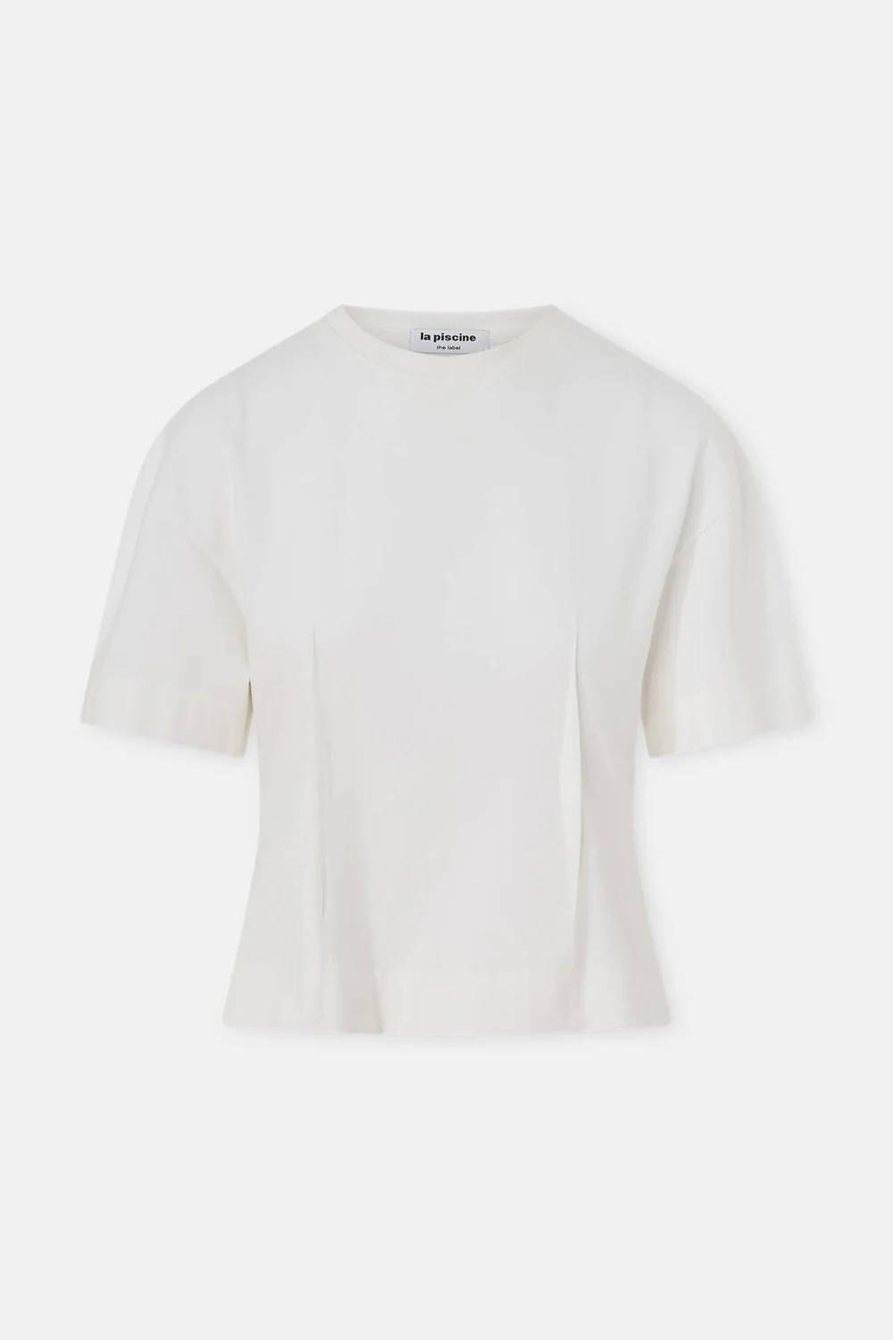 LA PISCINE T-shirts and Polos White LF241WT011JS005001 (la piscine / Tシャツ・カットソー ) | la piscine (ラ ピシーヌ)