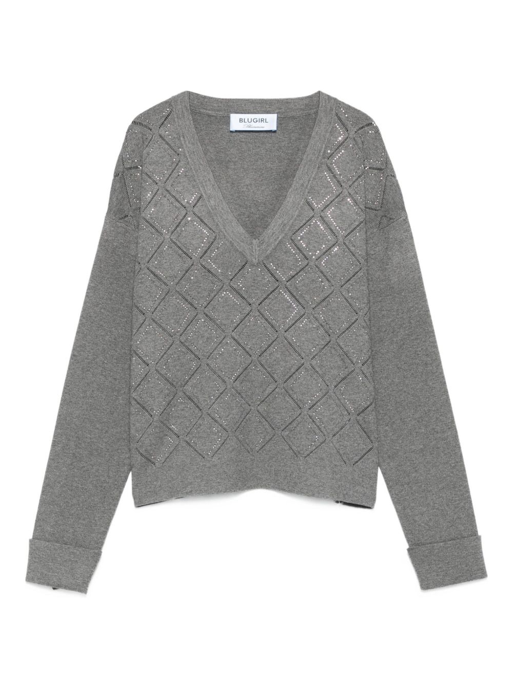 Blugirl Sweaters Grey RF5147MS99E02052 (BLUGIRL / ニット・セーター・カーディガン ) | BLUGIRL (ブルーガール)