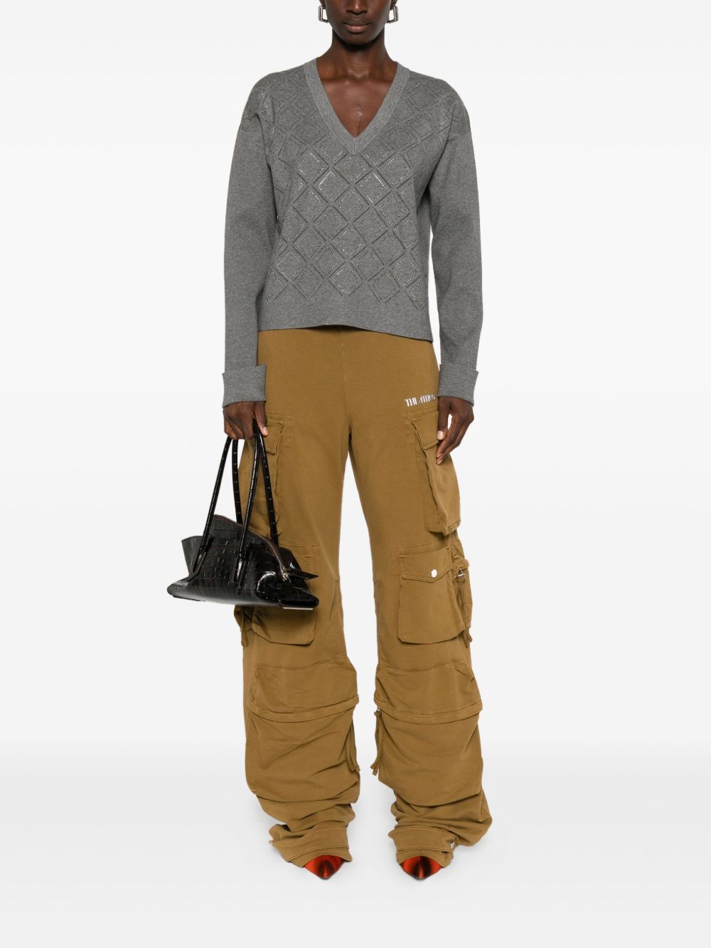 Blugirl Sweaters Grey RF5147MS99E02052 (BLUGIRL / ニット・セーター・カーディガン ) | BLUGIRL (ブルーガール)(1)